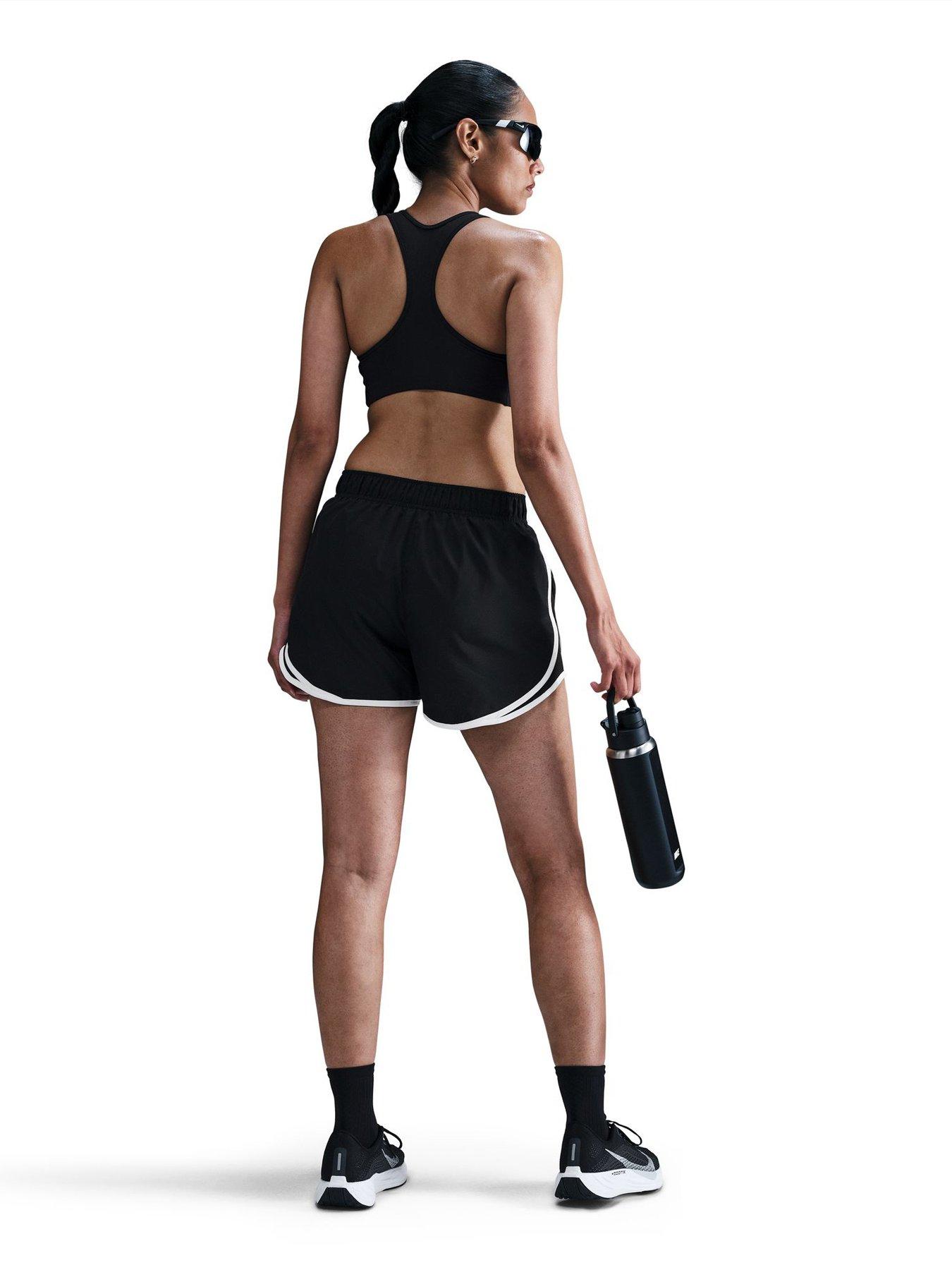 Image 2 of 7 of Nike Womens Dri-FIT Running Mid Rise Brief Lined Shorts - Black