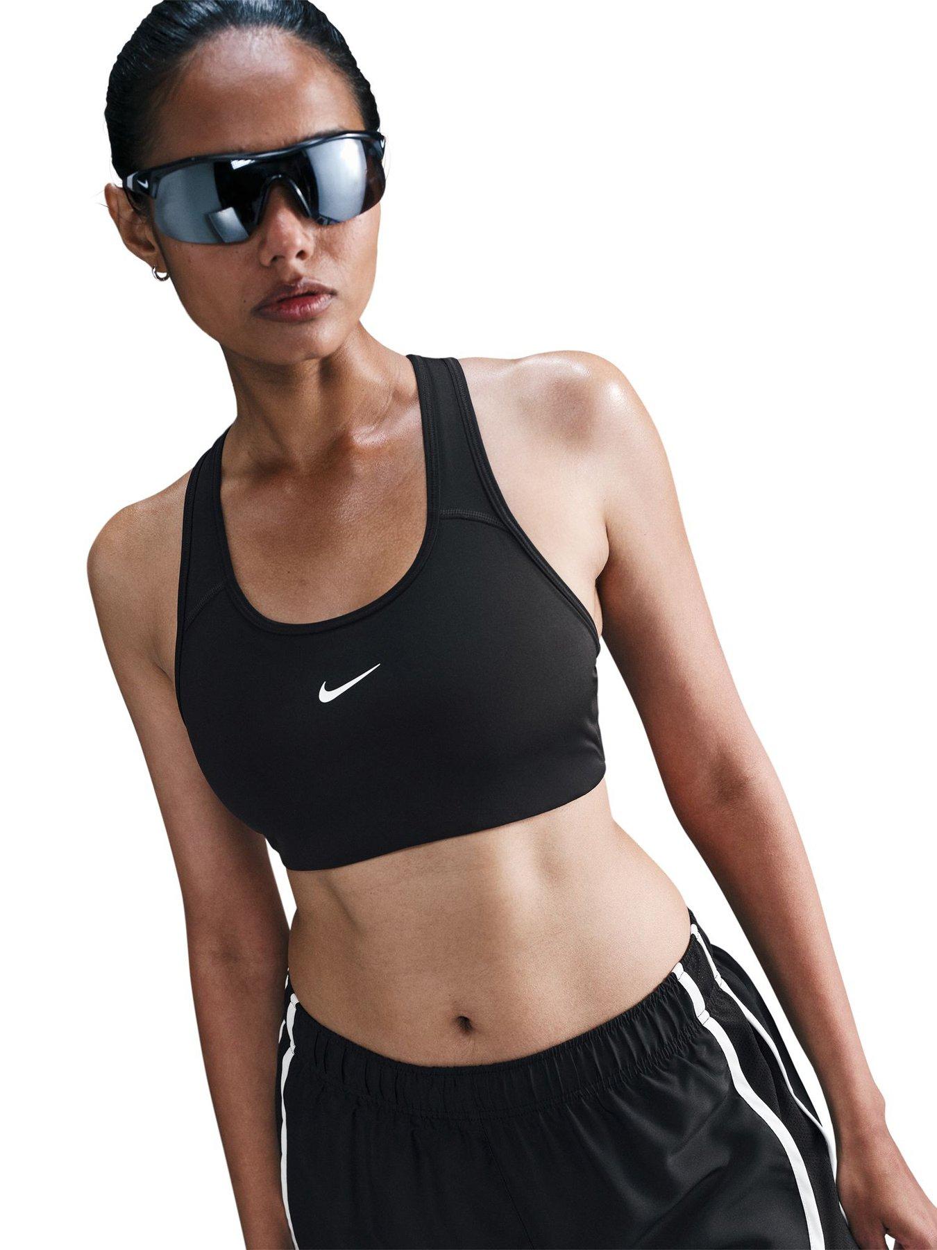 Image 4 of 7 of Nike Womens Dri-FIT Running Mid Rise Brief Lined Shorts - Black