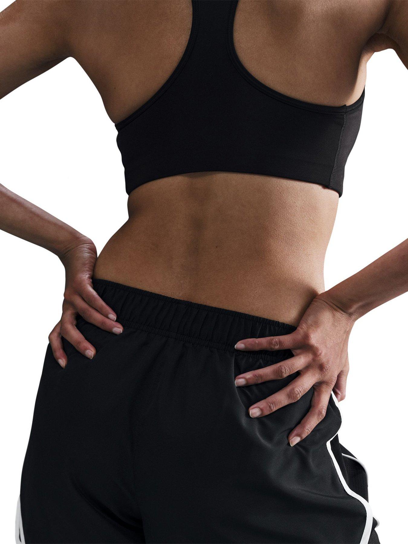 Image 5 of 7 of Nike Womens Dri-FIT Running Mid Rise Brief Lined Shorts - Black