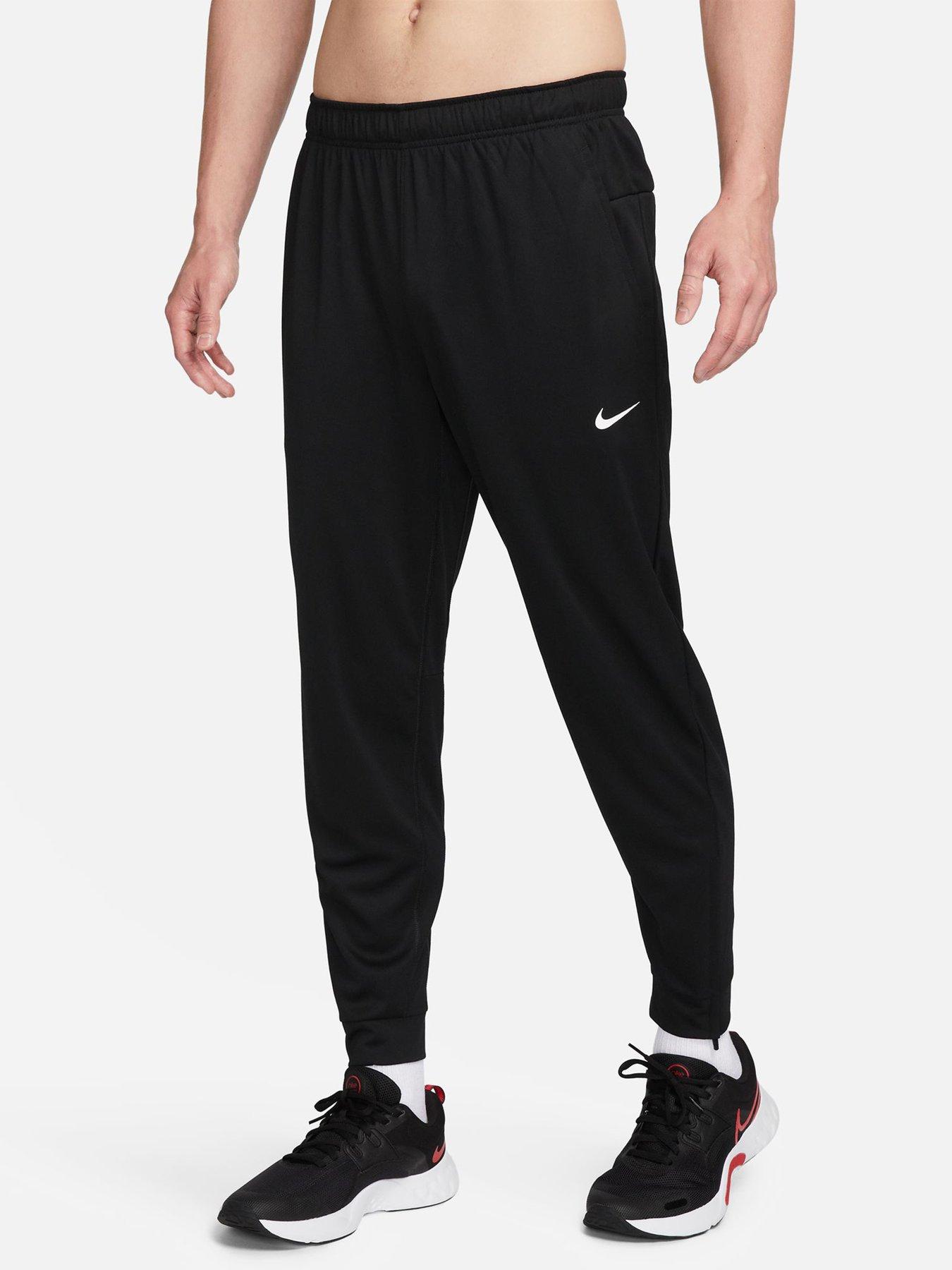 Nike Mens Training Dri-Fit Tapered Versatile Pants - Black