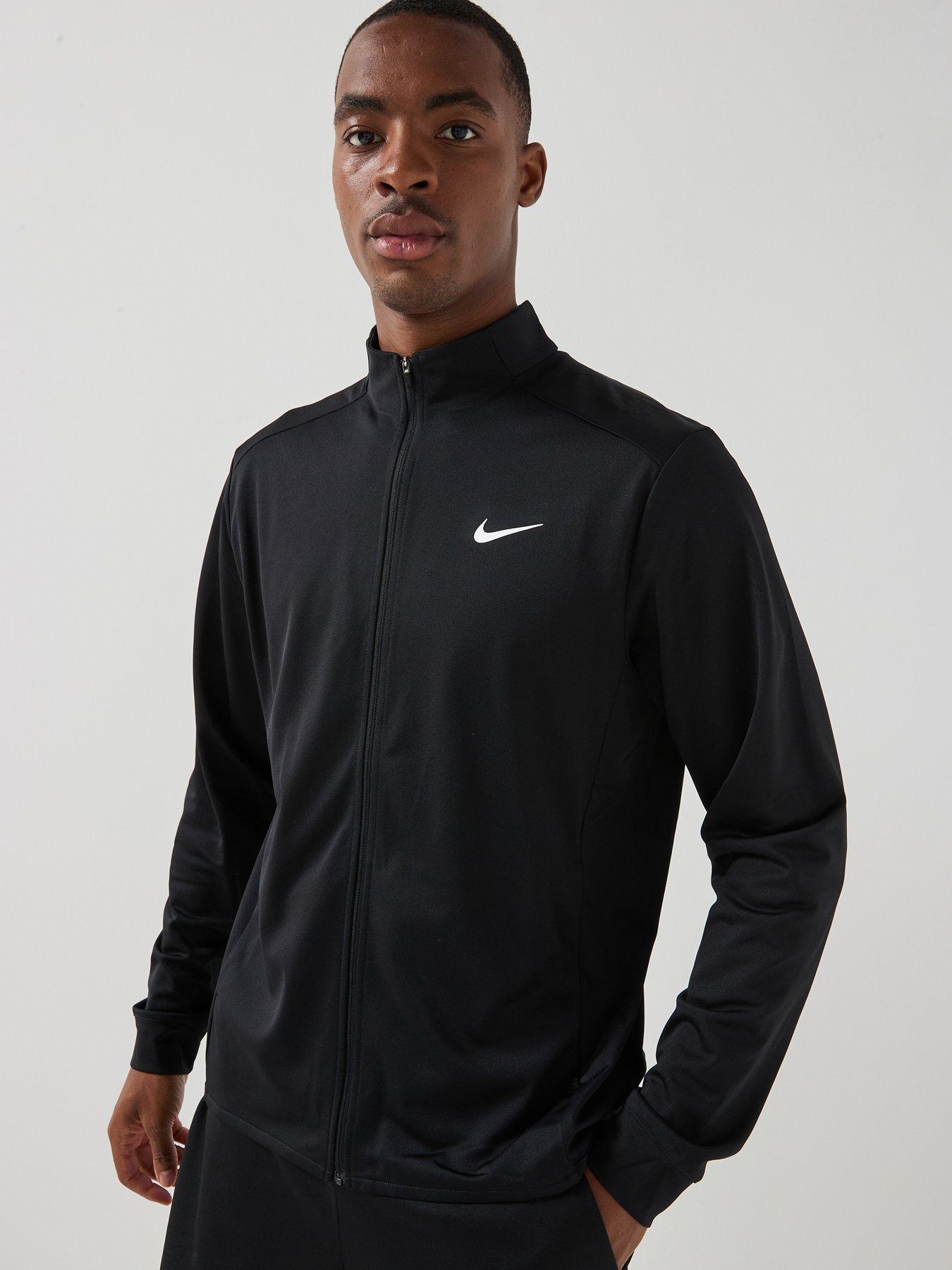Nike Mens Training Dri-Fit Knit Versatile Jacket - Black
