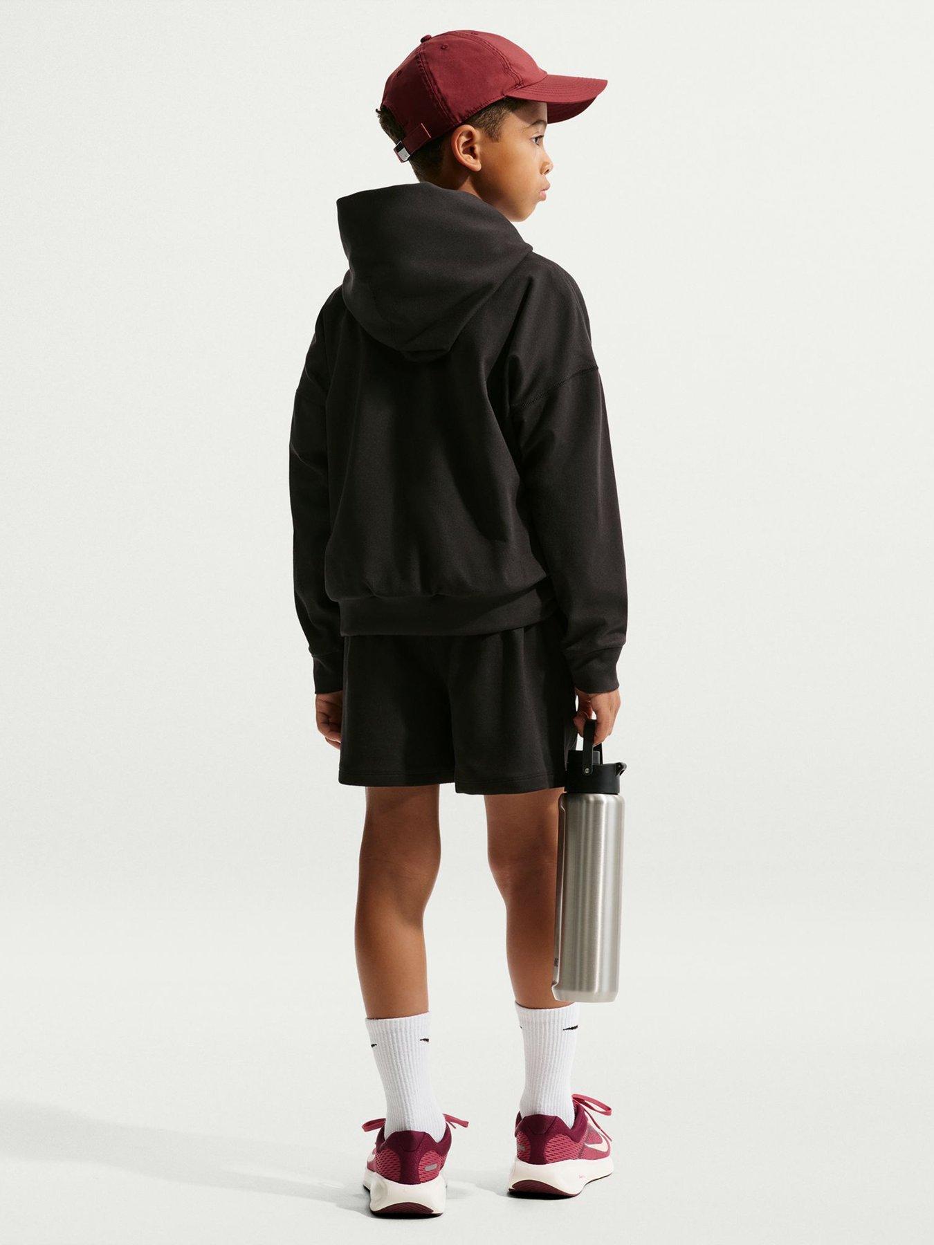 Image 4 of 5 of Nike Junior Boys Training Dri-FIT Fleece Pullover Hoodie - Black