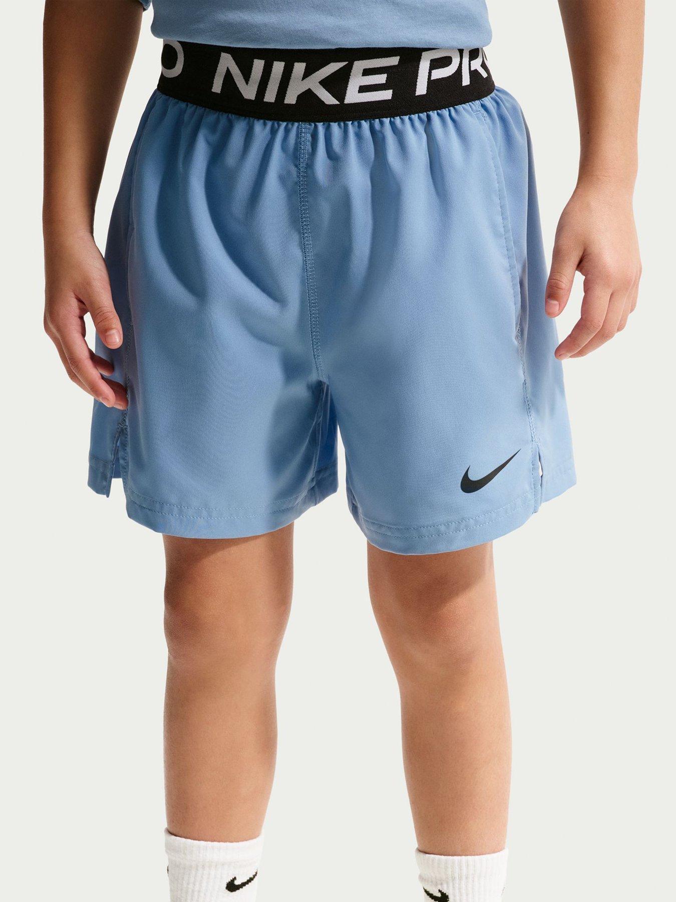Nike Junior Boys Training Dri-Fit Shorts - Blue