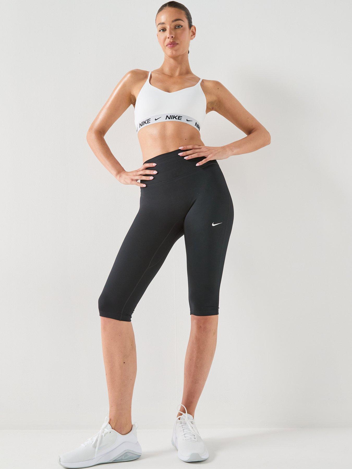 Image 3 of 5 of Nike Womens Training Dri-FIT Indy Light Support Sports Bra - White
