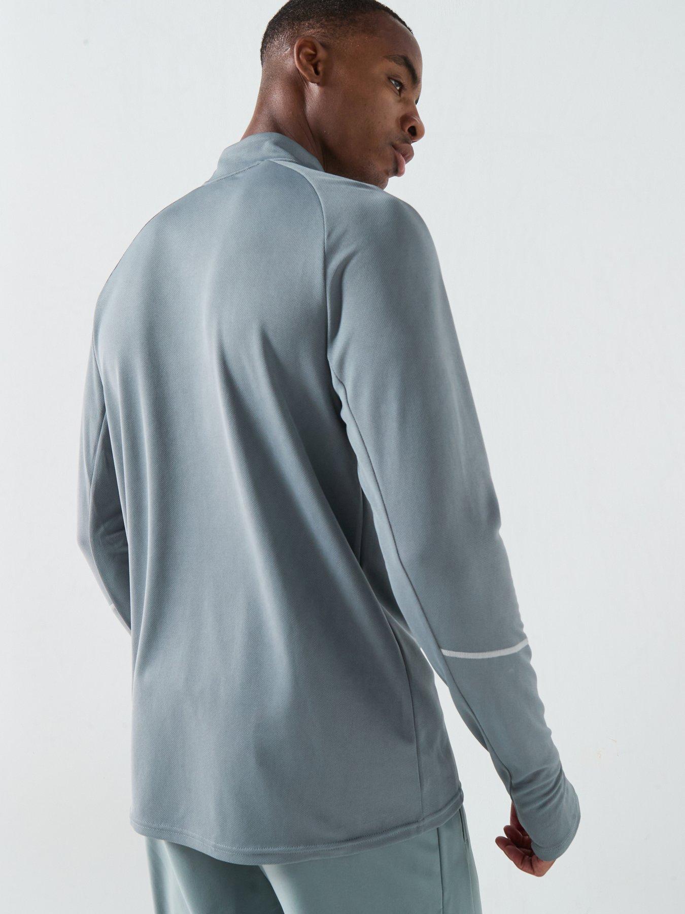 Image 2 of 5 of Nike Mens Running Miler Dri-FIT UV Long Sleeve Top - Grey