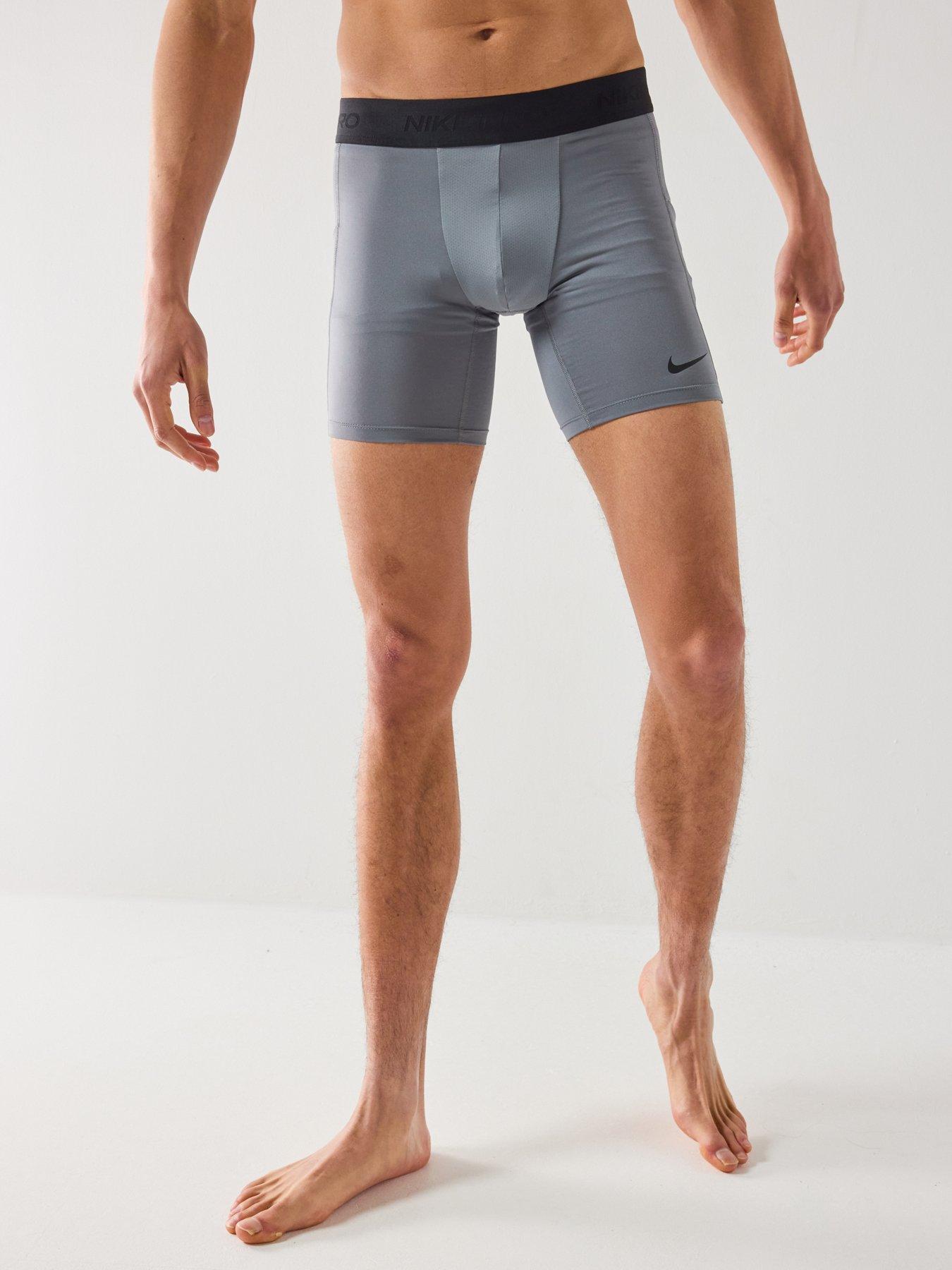Nike Mens Training Dri-FIT Fitness Shorts, Smoke Grey/Black, Size 2Xl, Men