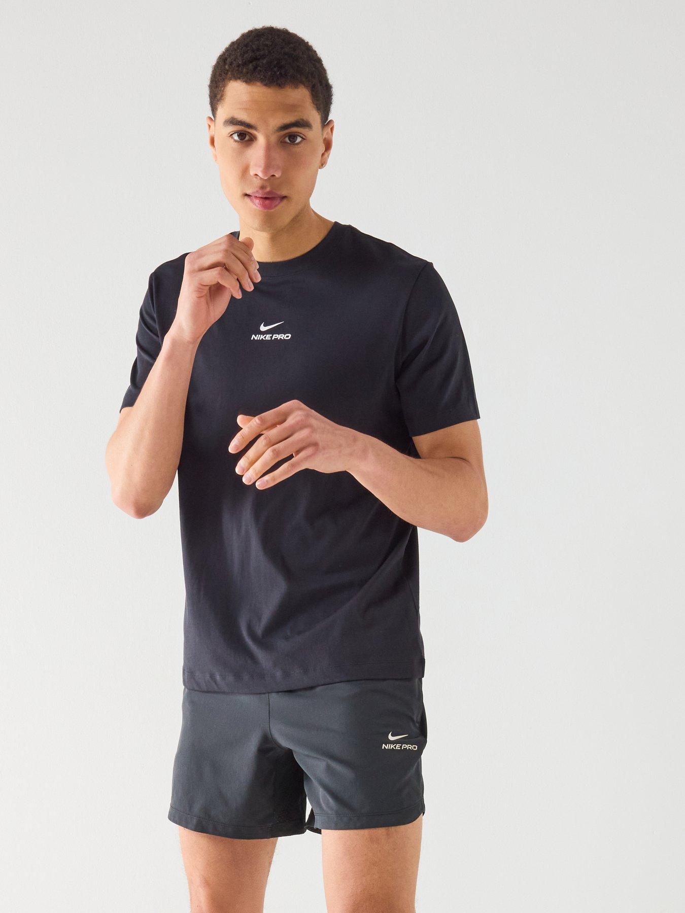 Nike Mens Training Dri-FIT Short Sleeve Top - Black