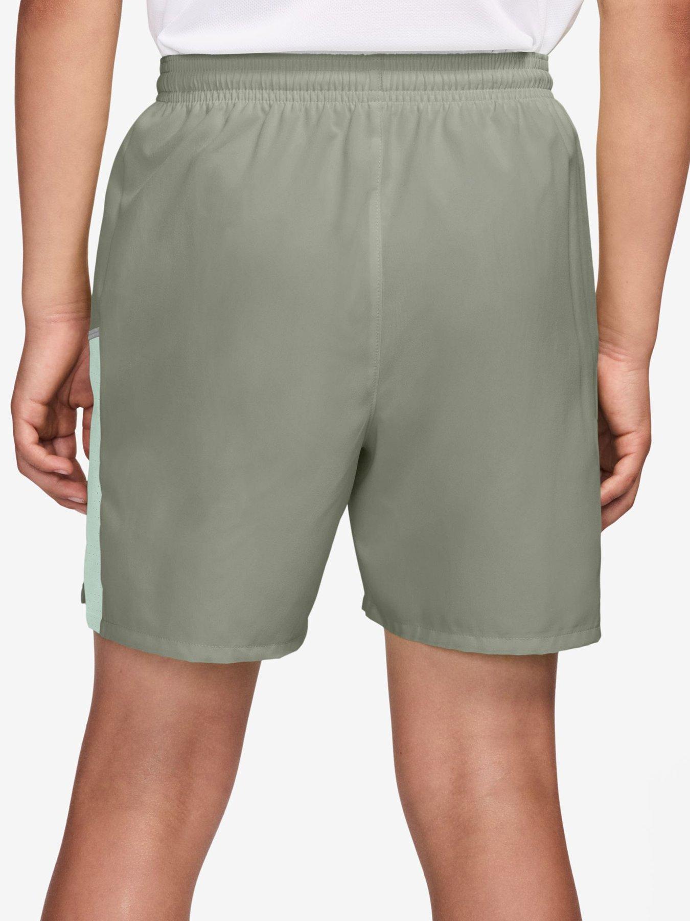 Image 2 of 4 of Nike Junior Boys Dri-FIT Training Shorts - Green