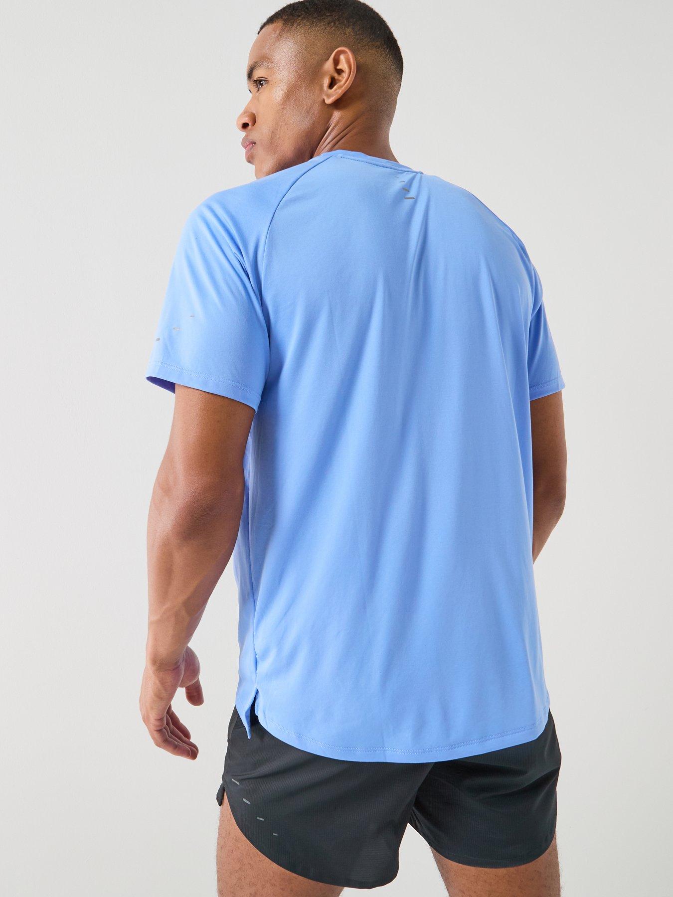 Image 2 of 6 of Nike Mens Running Stride Dri-FIT ADV Short Sleeve Top - Blue