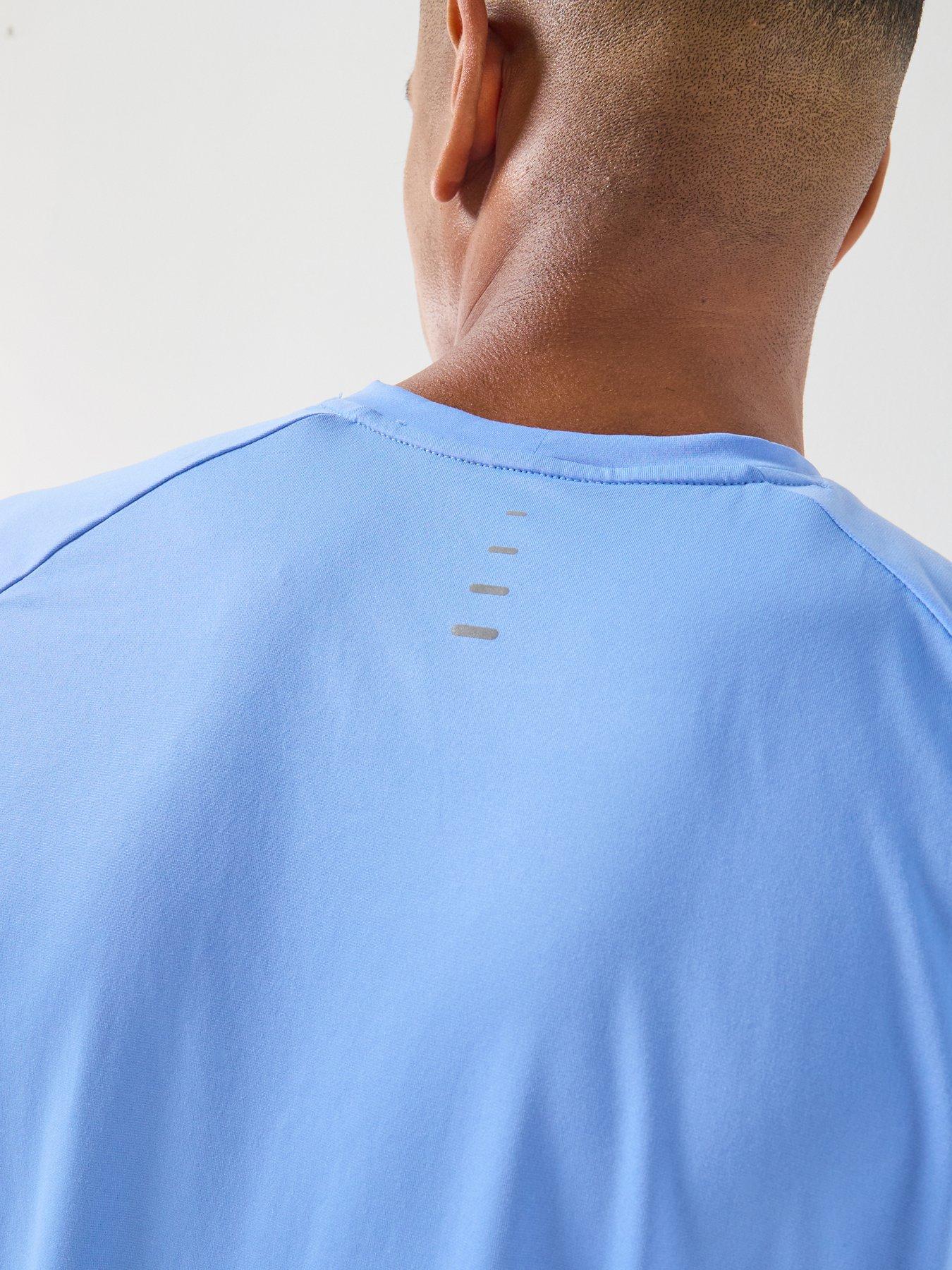 Image 5 of 6 of Nike Mens Running Stride Dri-FIT ADV Short Sleeve Top - Blue