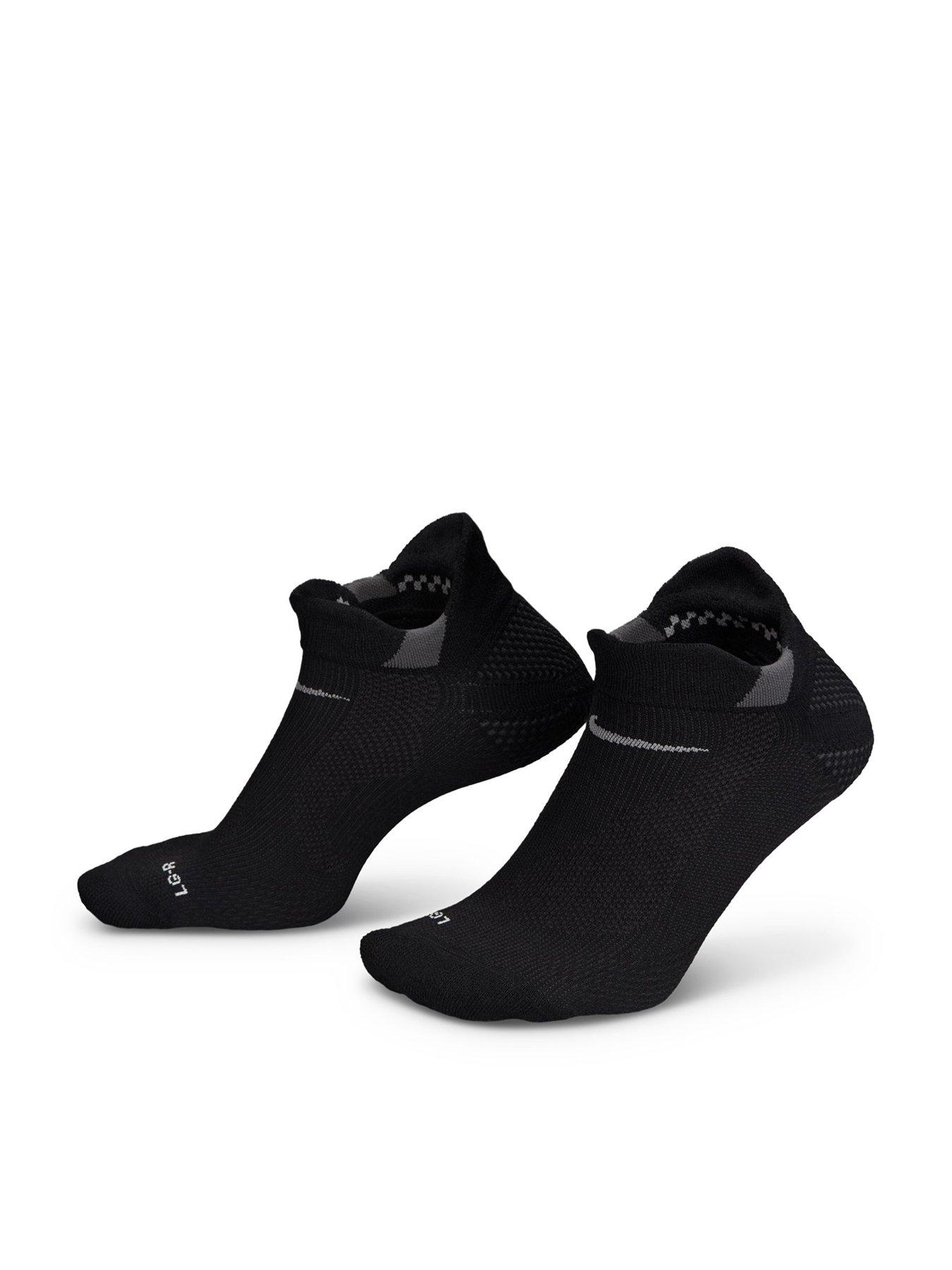 Nike Unisex Running Lightweight No-Show Socks (1 Pair) - Black