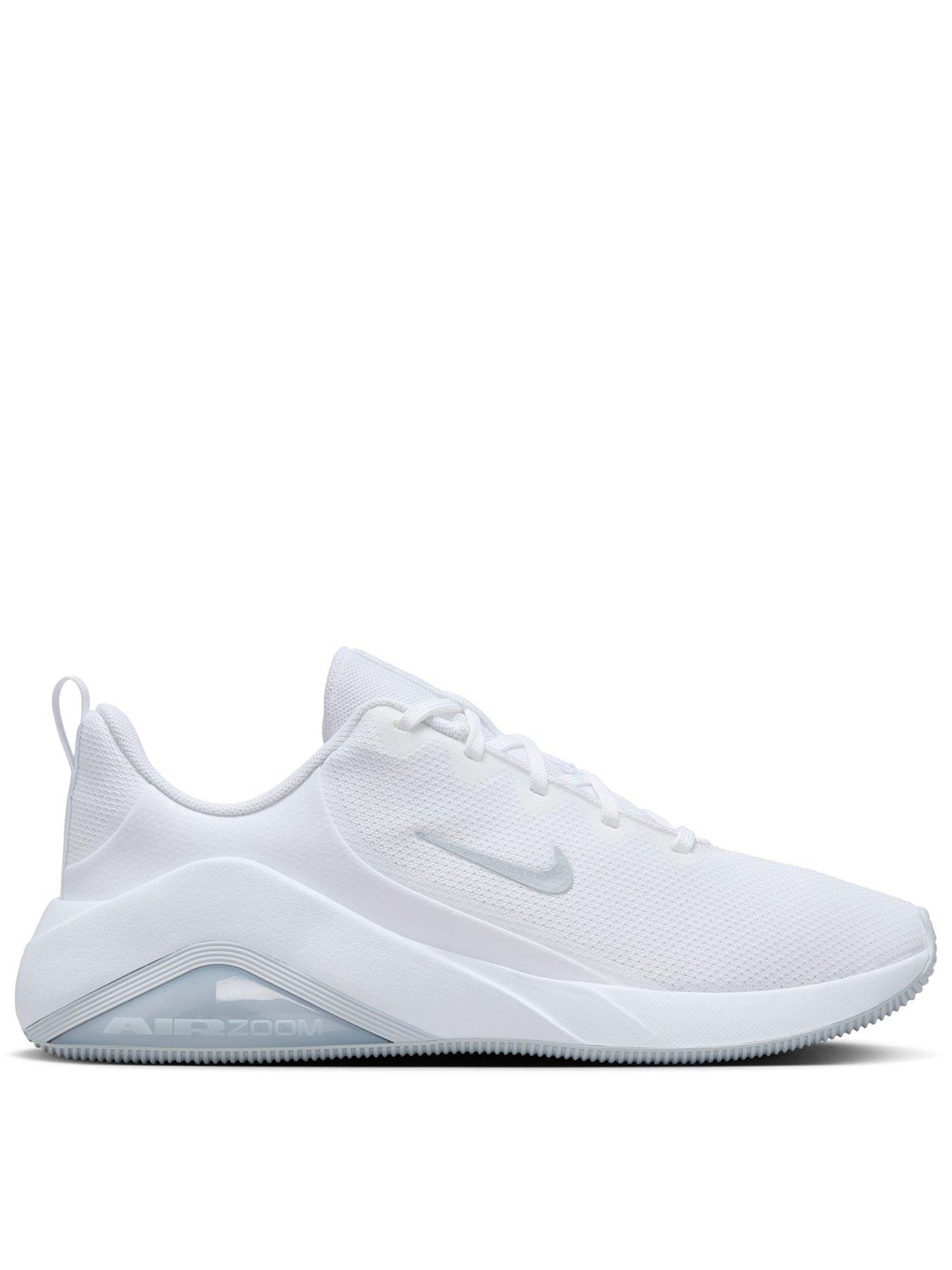 Nike Womens Training Bella 7 Trainers, White/Pure Platinum-White, Size 7, Women