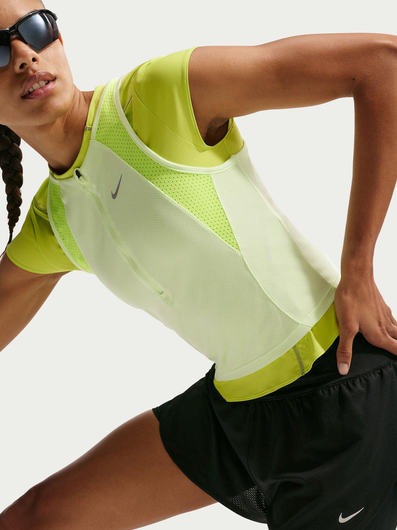 Image 6 of 6 of Nike Womens Running Dri-FIT Mesh 2 In 1 Shorts - Black