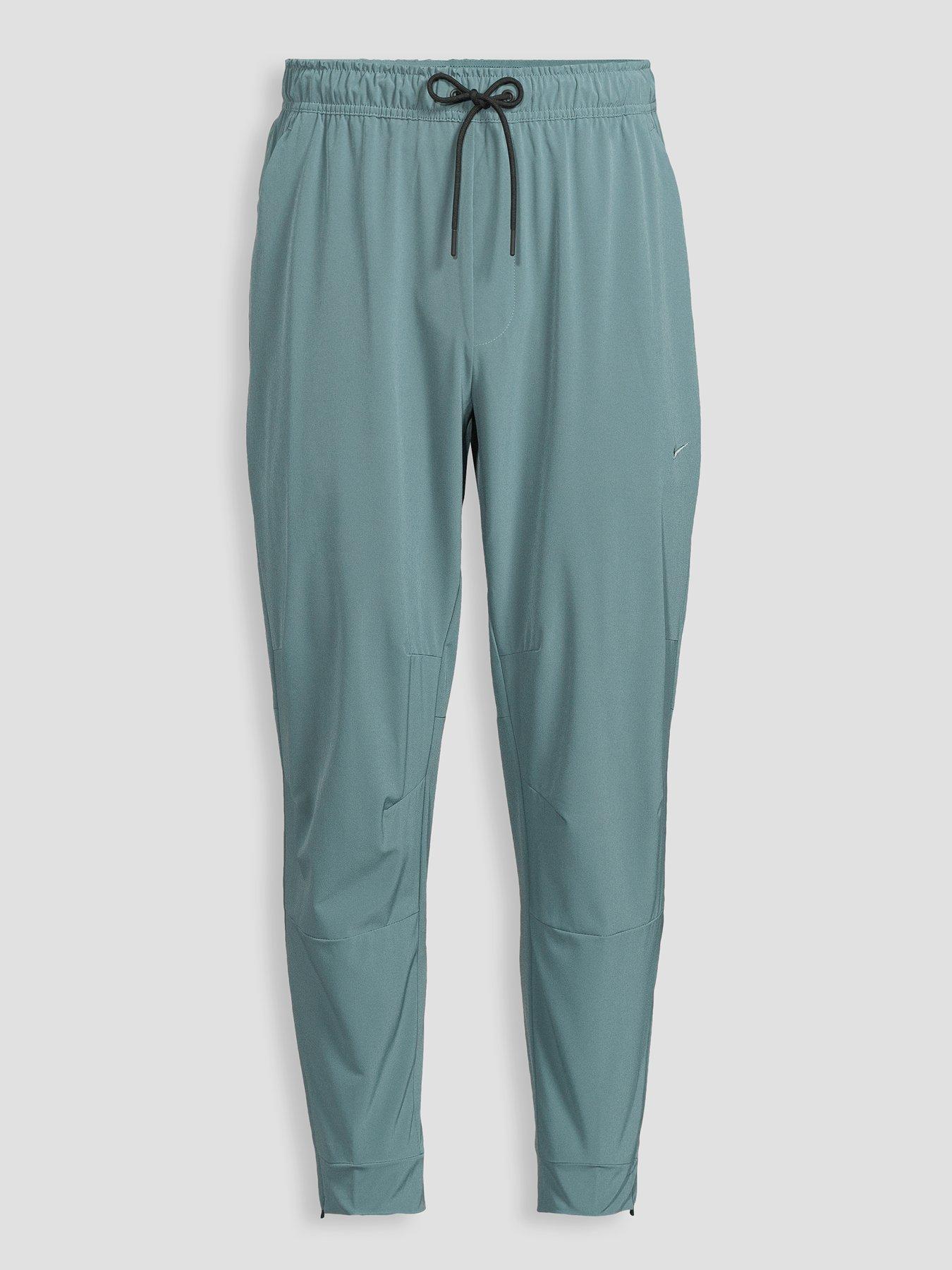 Image 7 of 7 of Nike Mens Training Dri-FIT Zippered Cuff Versatile Pants - Green