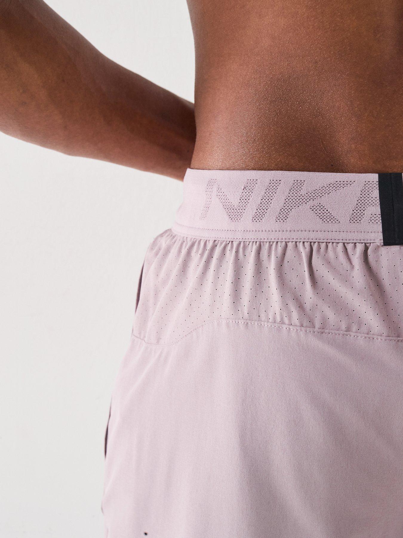 Image 5 of 6 of Nike Mens Training Dri-FIT 6 Inch Shorts - Light Purple