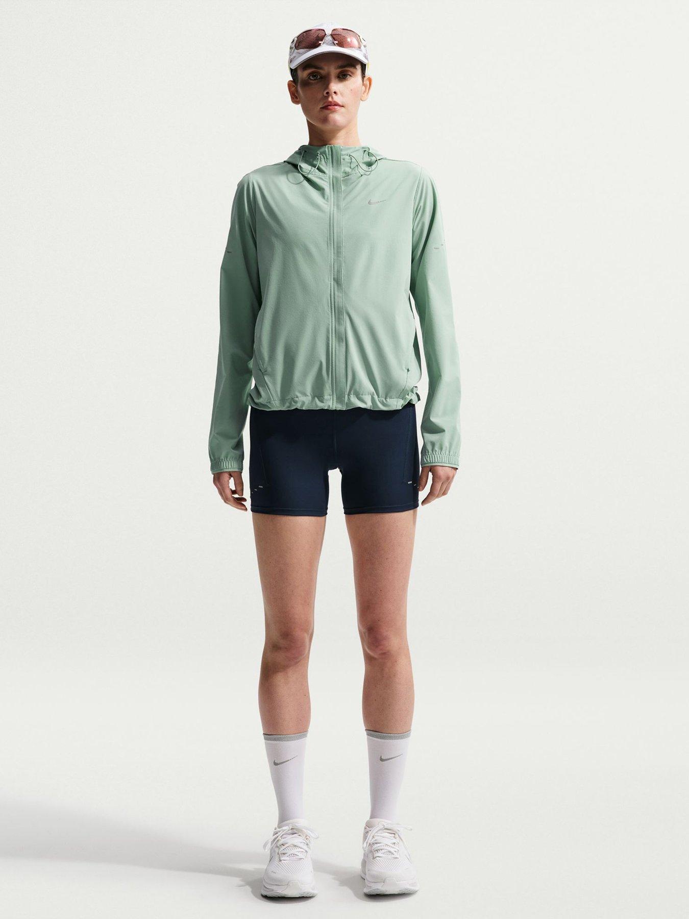 Nike Womens Running Repel Packable Running Jacket - Green