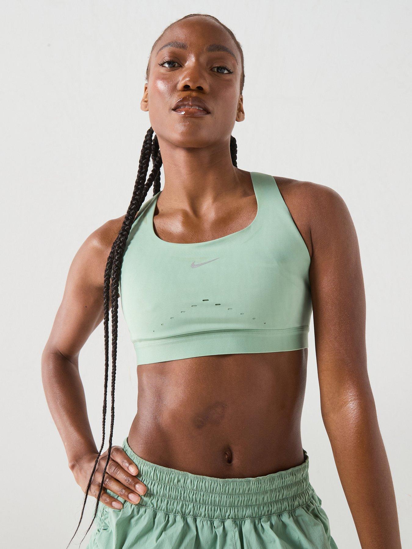 Nike Womens Training Swift High Support Sports Bra, Steam/Reflective Silv, Size Xs, Women