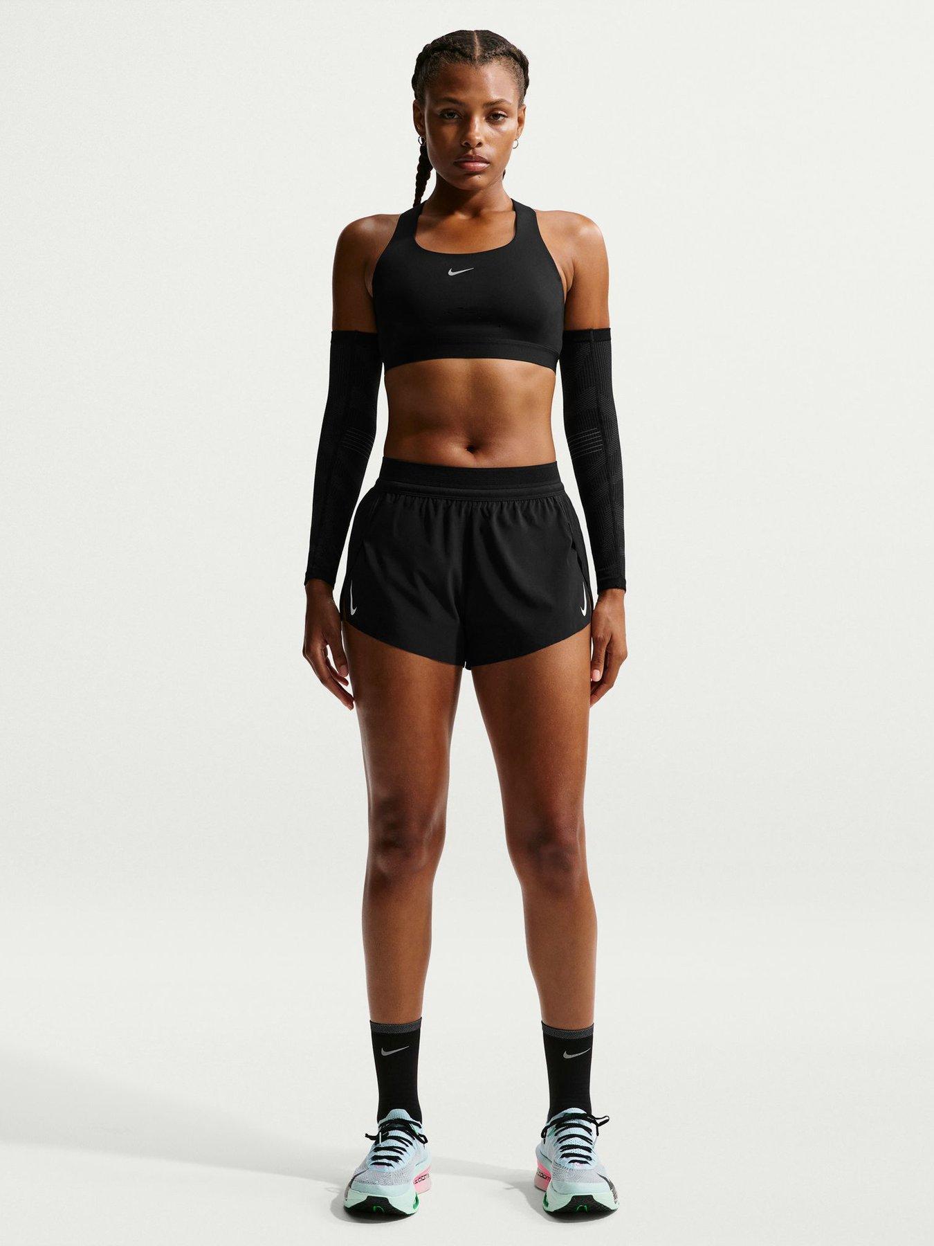 Image 3 of 5 of Nike Womens Training Swift High Support Sports Bra - Black
