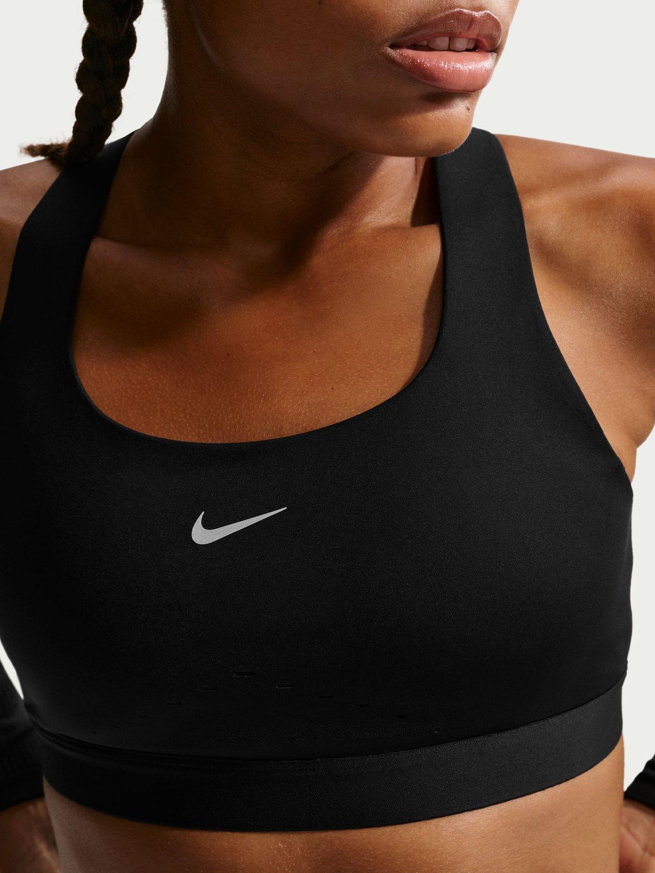 Image 5 of 5 of Nike Womens Training Swift High Support Sports Bra - Black
