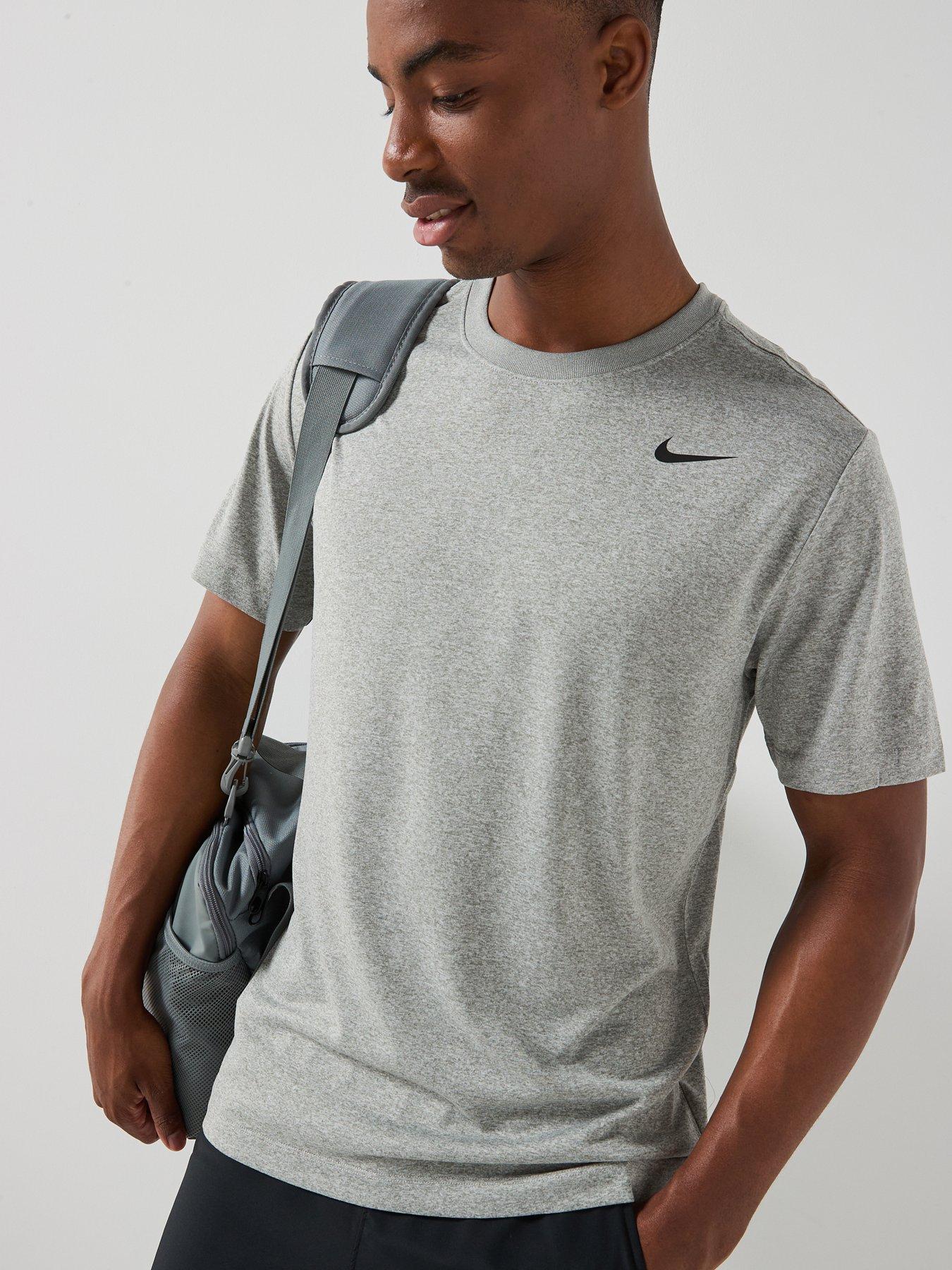 Nike Mens Training Dri-FIT Fitness T-Shirt - Grey