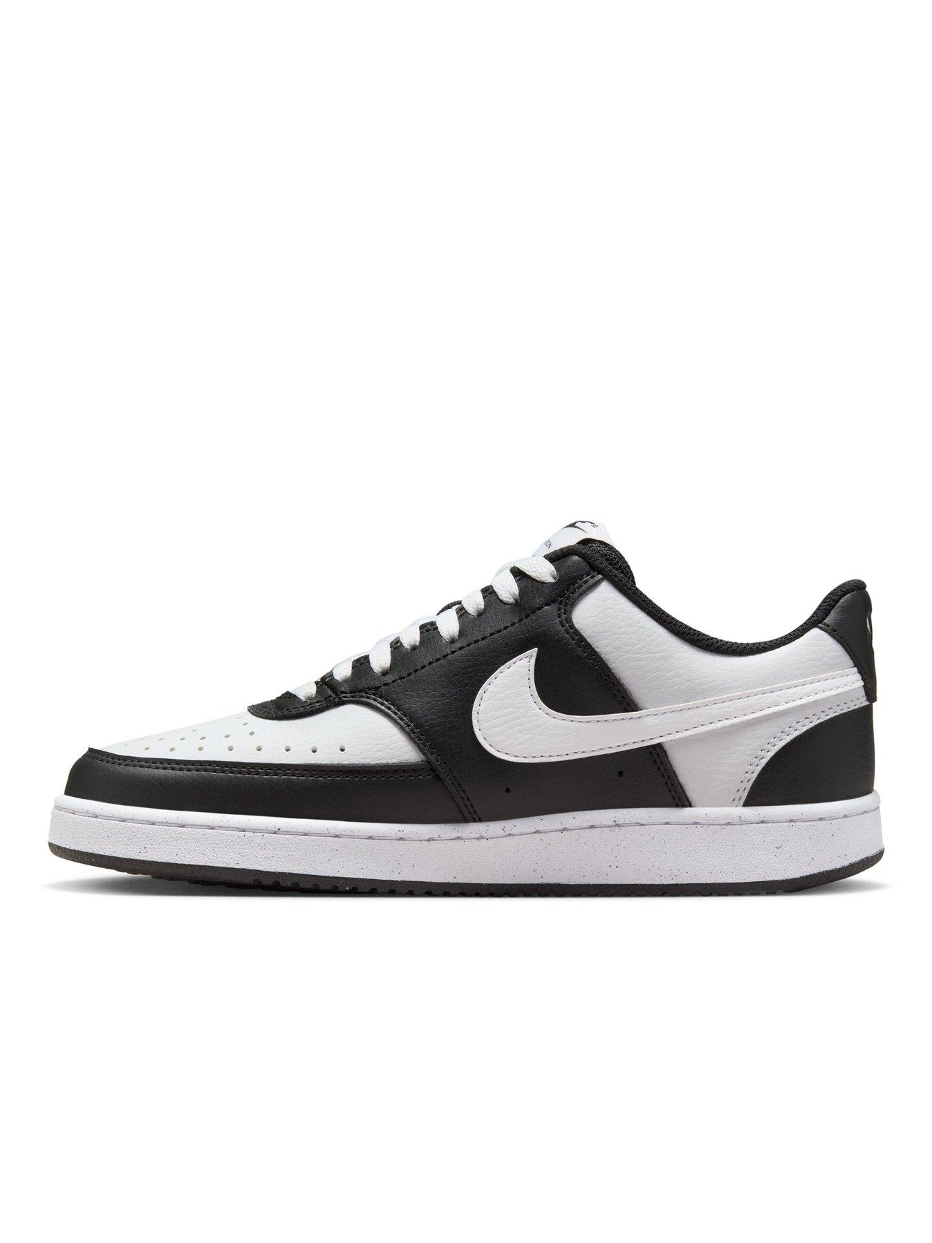 Image 6 of 8 of Nike Womens Court Vision Low Next Nature Trainers - Black