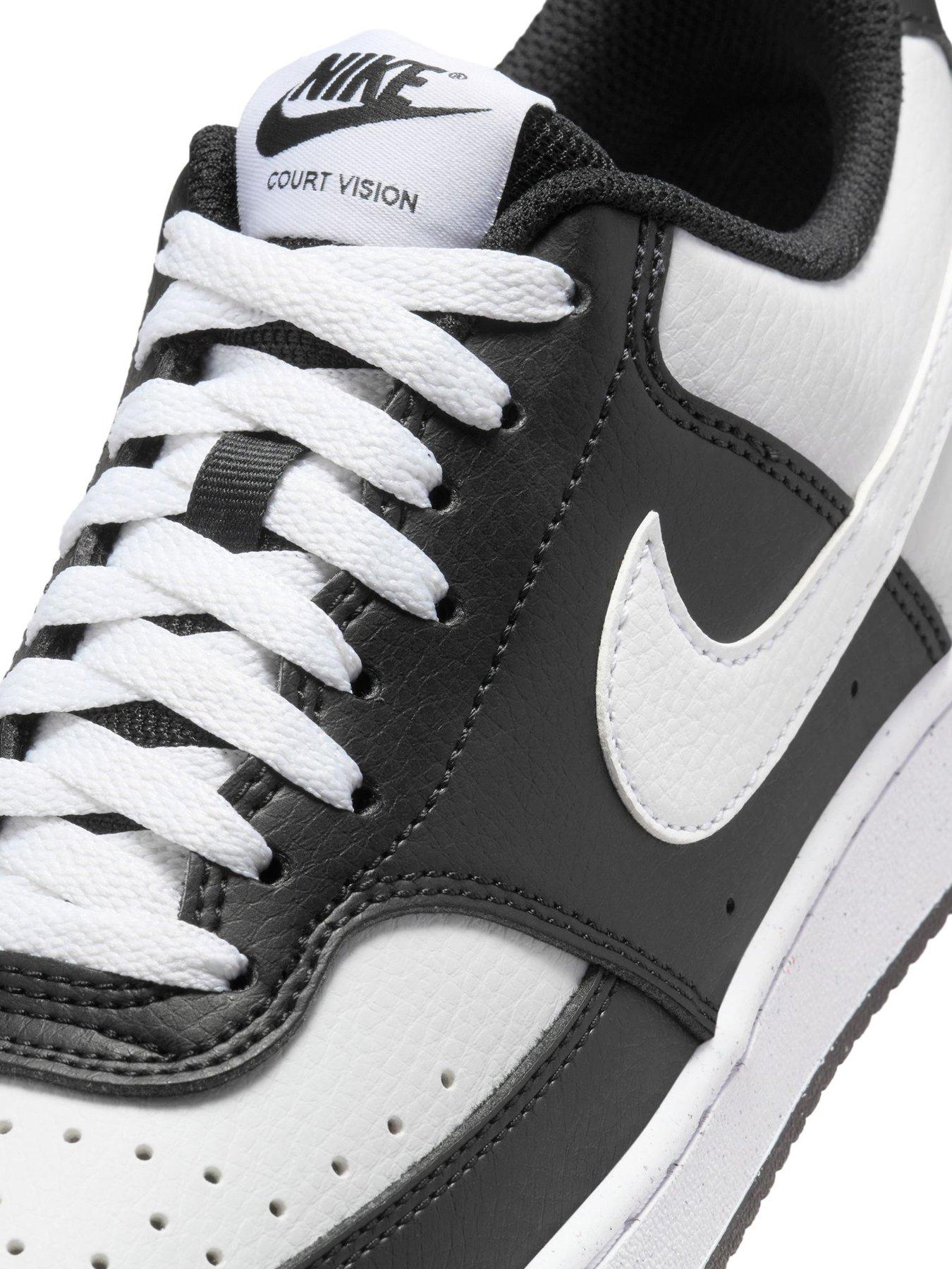 Image 7 of 8 of Nike Womens Court Vision Low Next Nature Trainers - Black
