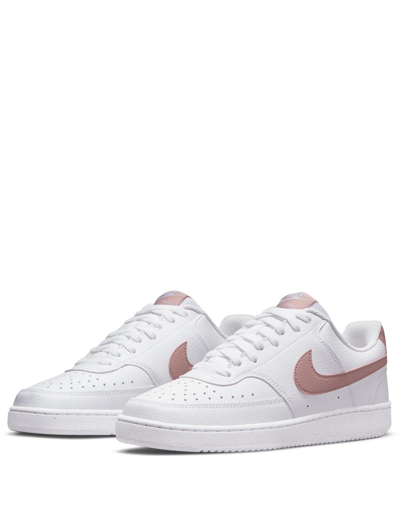 Image 2 of 7 of Nike Women's Court Vision Low Next Nature Trainers - White