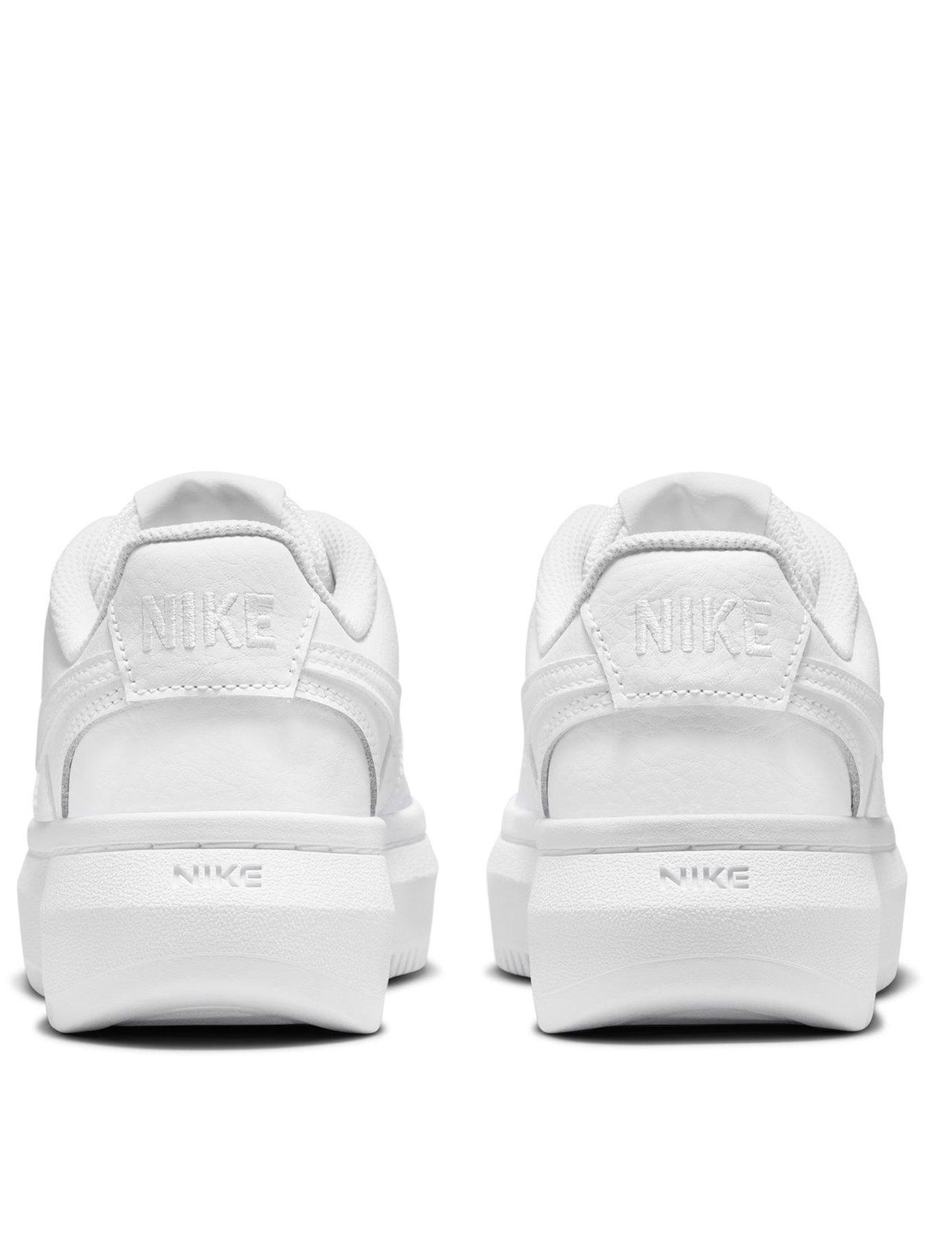 Image 3 of 8 of Nike Women's Court Vision Alta Trainers - White