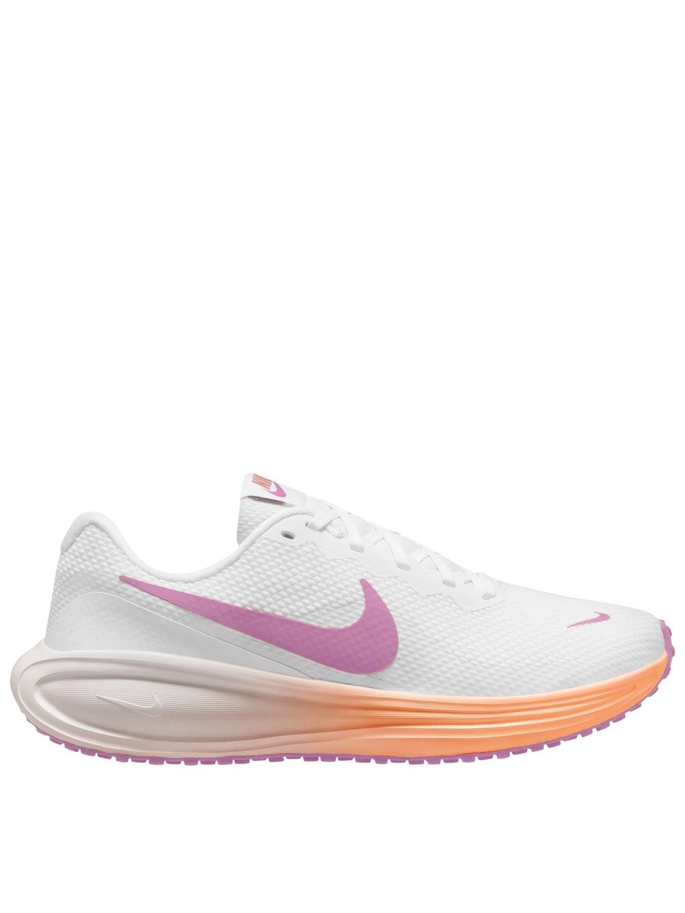 Image 1 of 5 of Nike Womens Running Revolution 8 Trainers - White