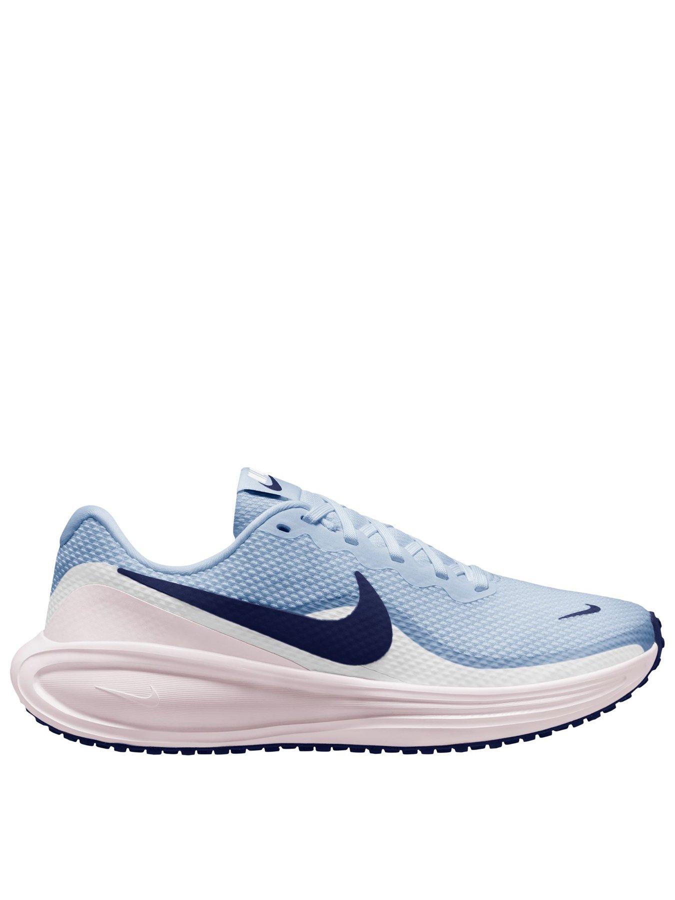 Nike Womens Running Revolution 8 Trainers, Hydrogen Blue/Blue Void-White-, Size 3.5, Women