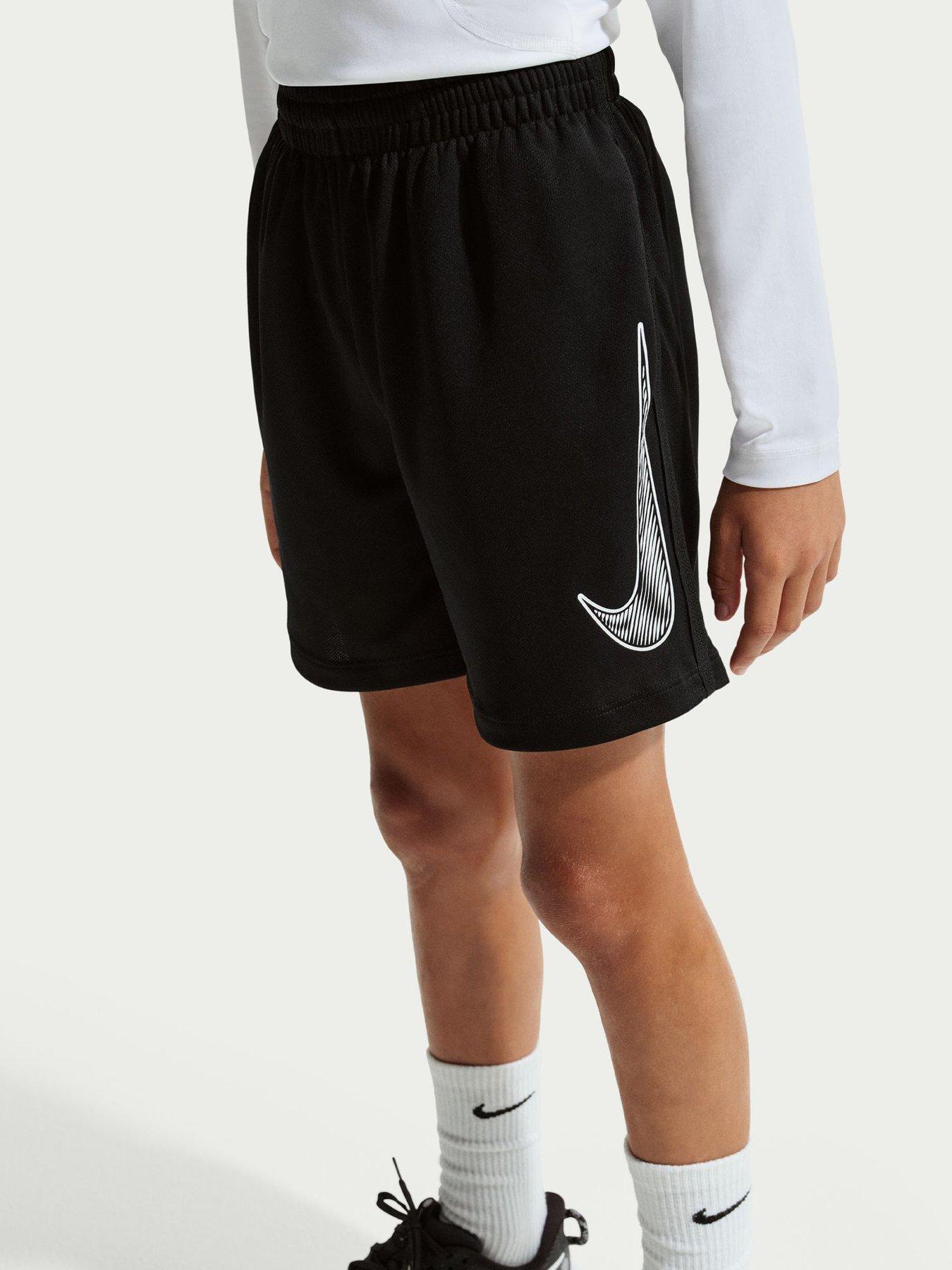 Image 6 of 6 of Nike Junior Boys Training Dri-FIT Shorts - Black