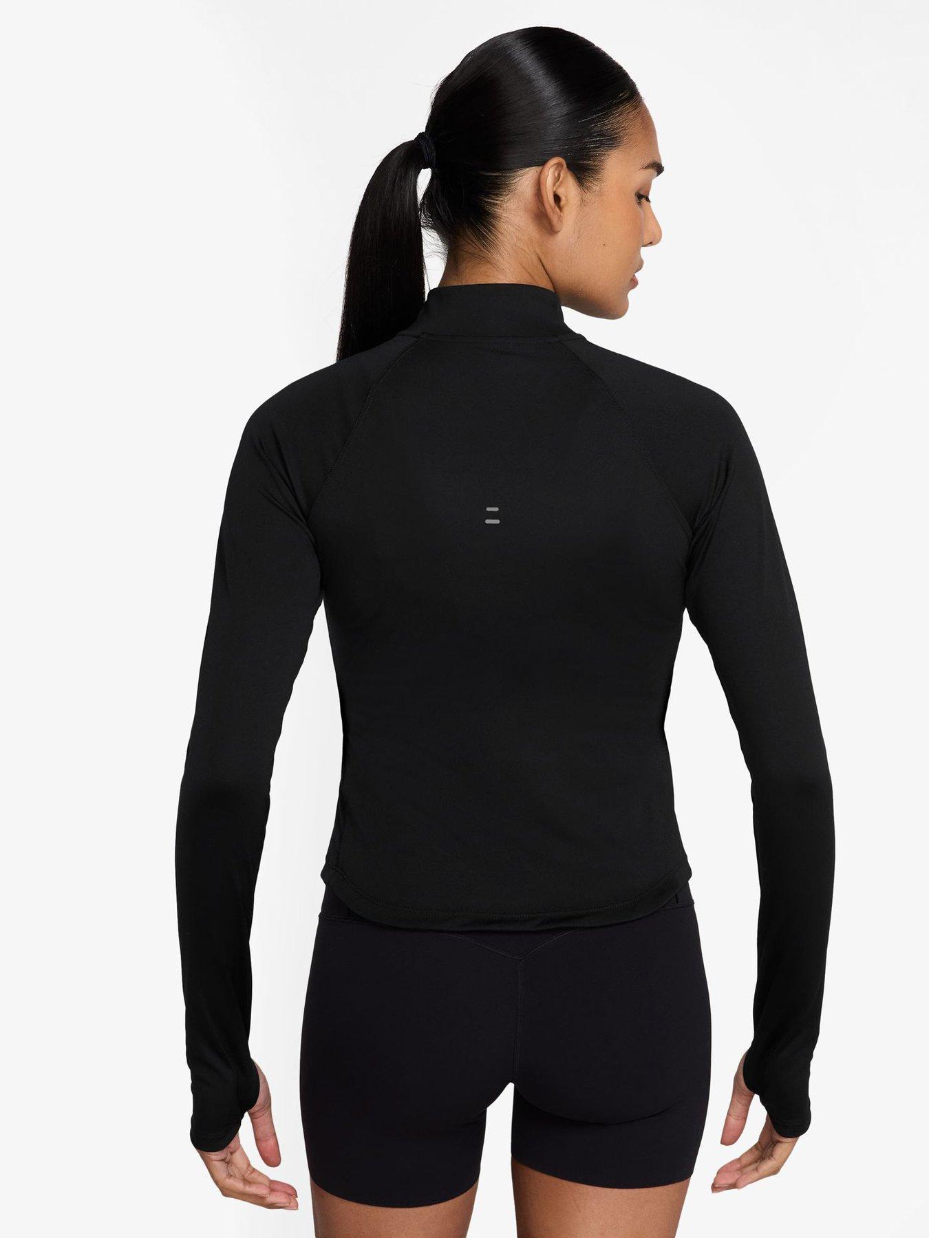 Image 2 of 4 of Nike Womens Running Dri-FIT 1/4 Zip Top - Black
