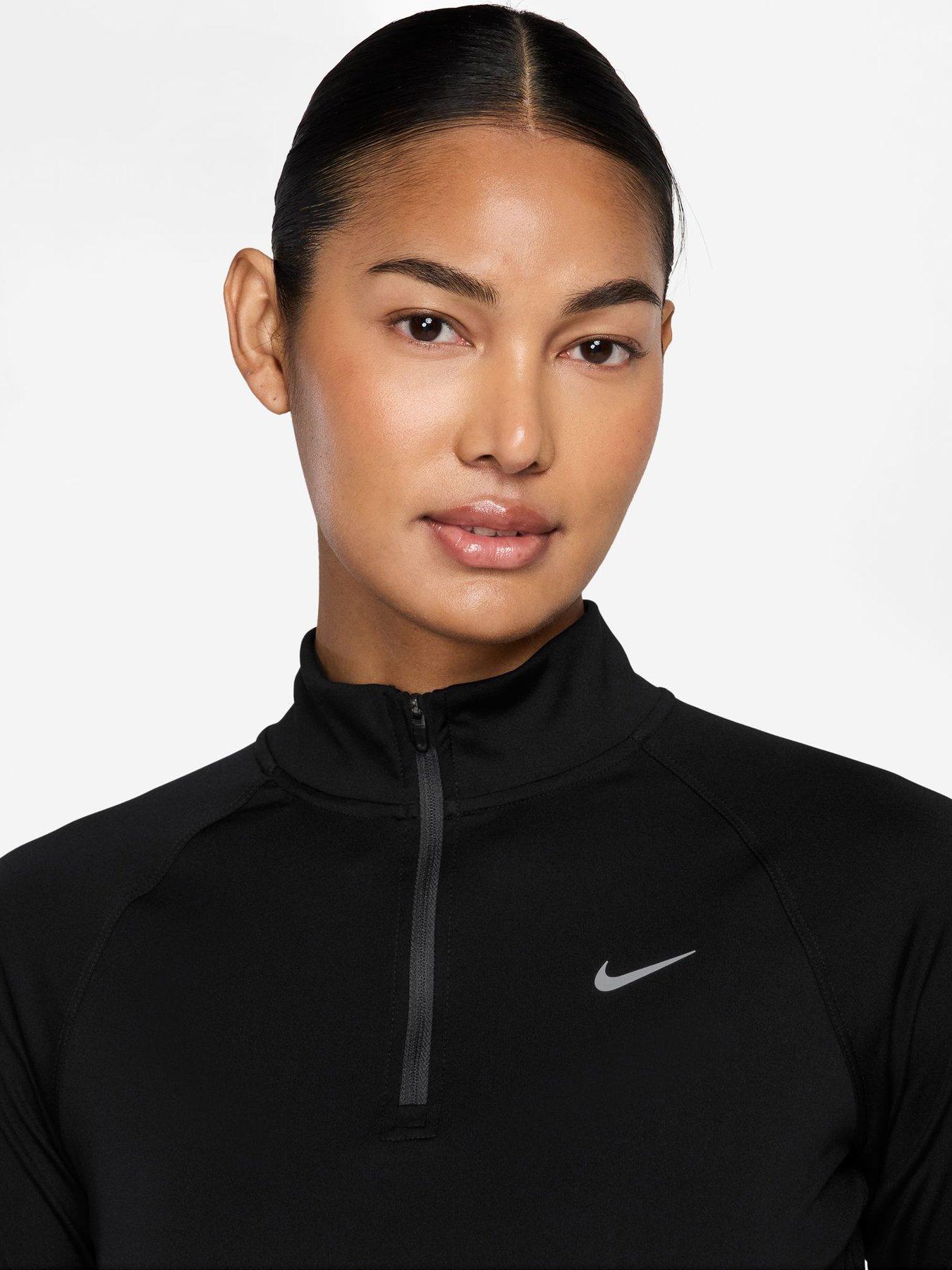 Image 3 of 4 of Nike Womens Running Dri-FIT 1/4 Zip Top - Black