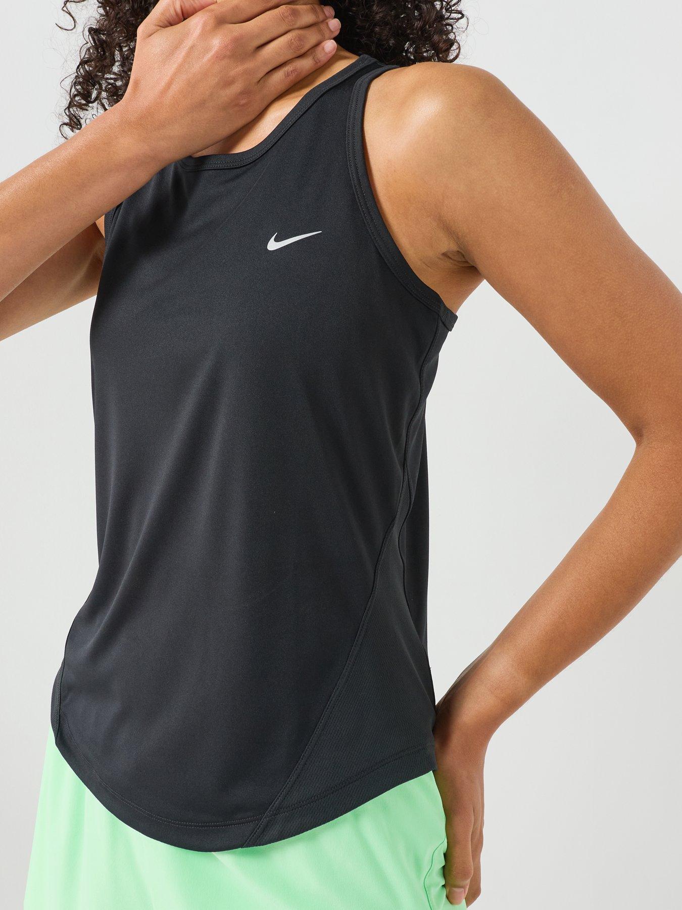 Image 4 of 6 of Nike Womens Running Dri-FIT Tank Top - Black