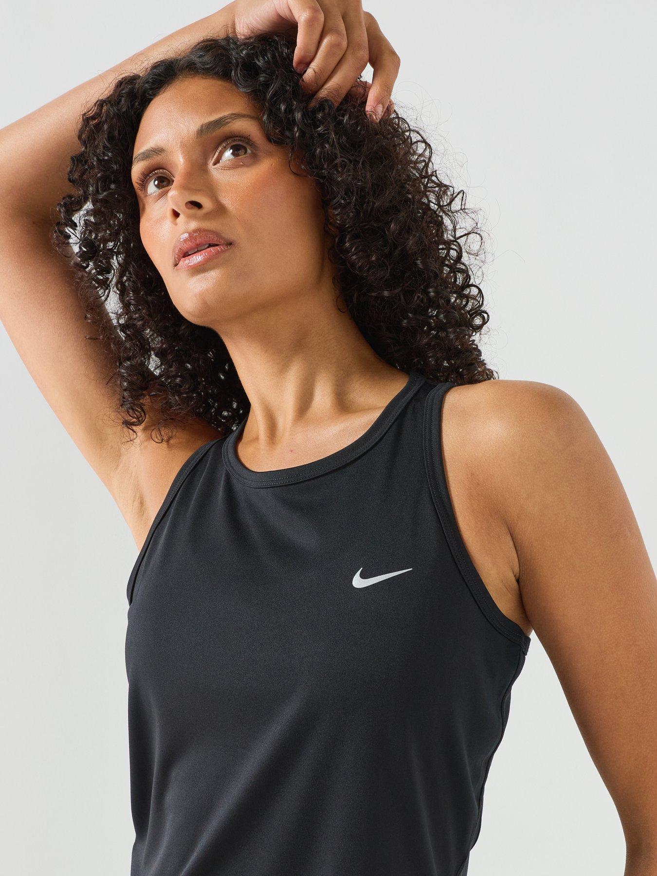 Image 5 of 6 of Nike Womens Running Dri-FIT Tank Top - Black