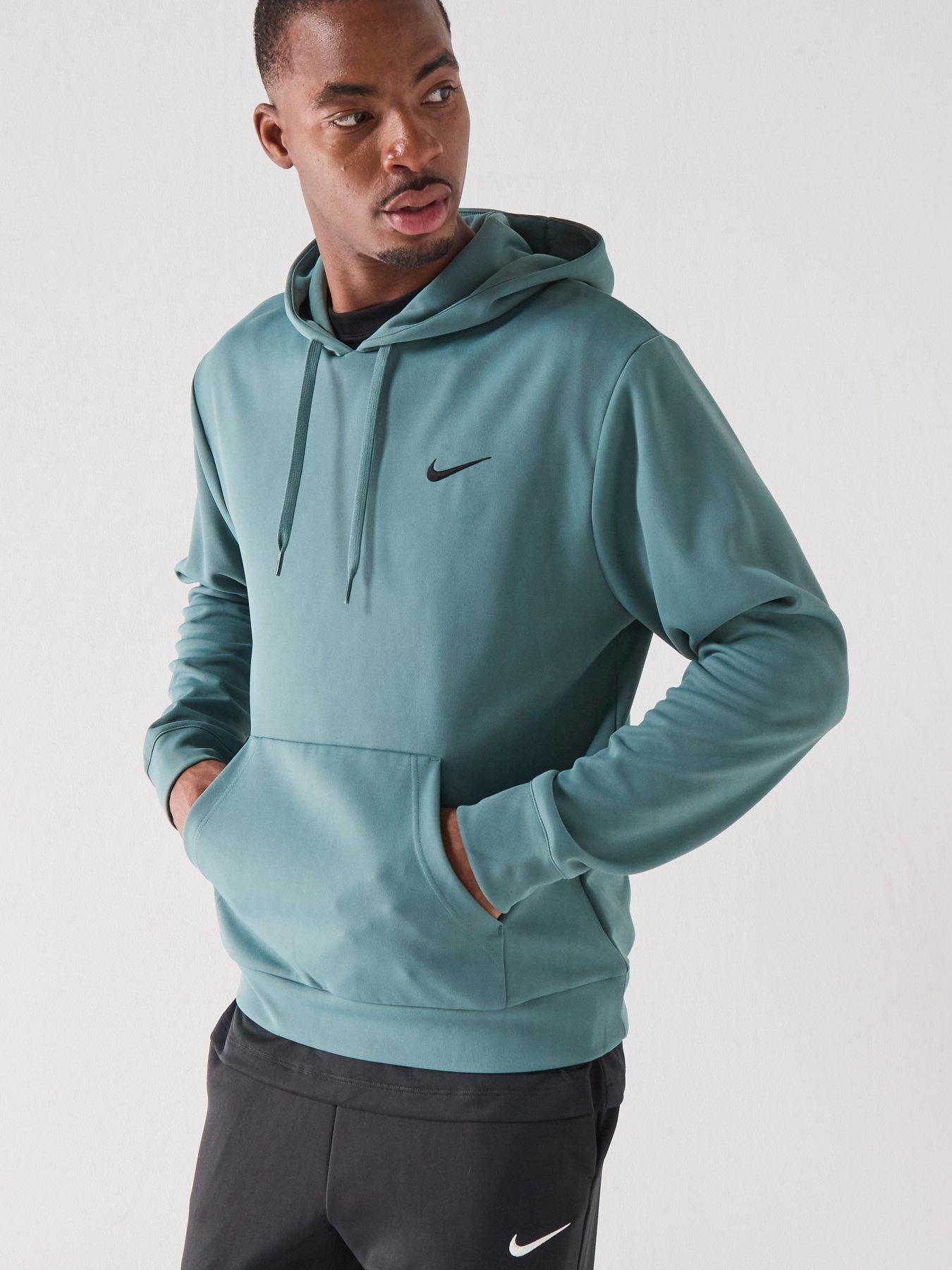 Nike Mens Training Dri-FIT UV Flex Fleece Overhead Hoodie, Mineral Slate/Mineral Slate, Size 2Xl, Men