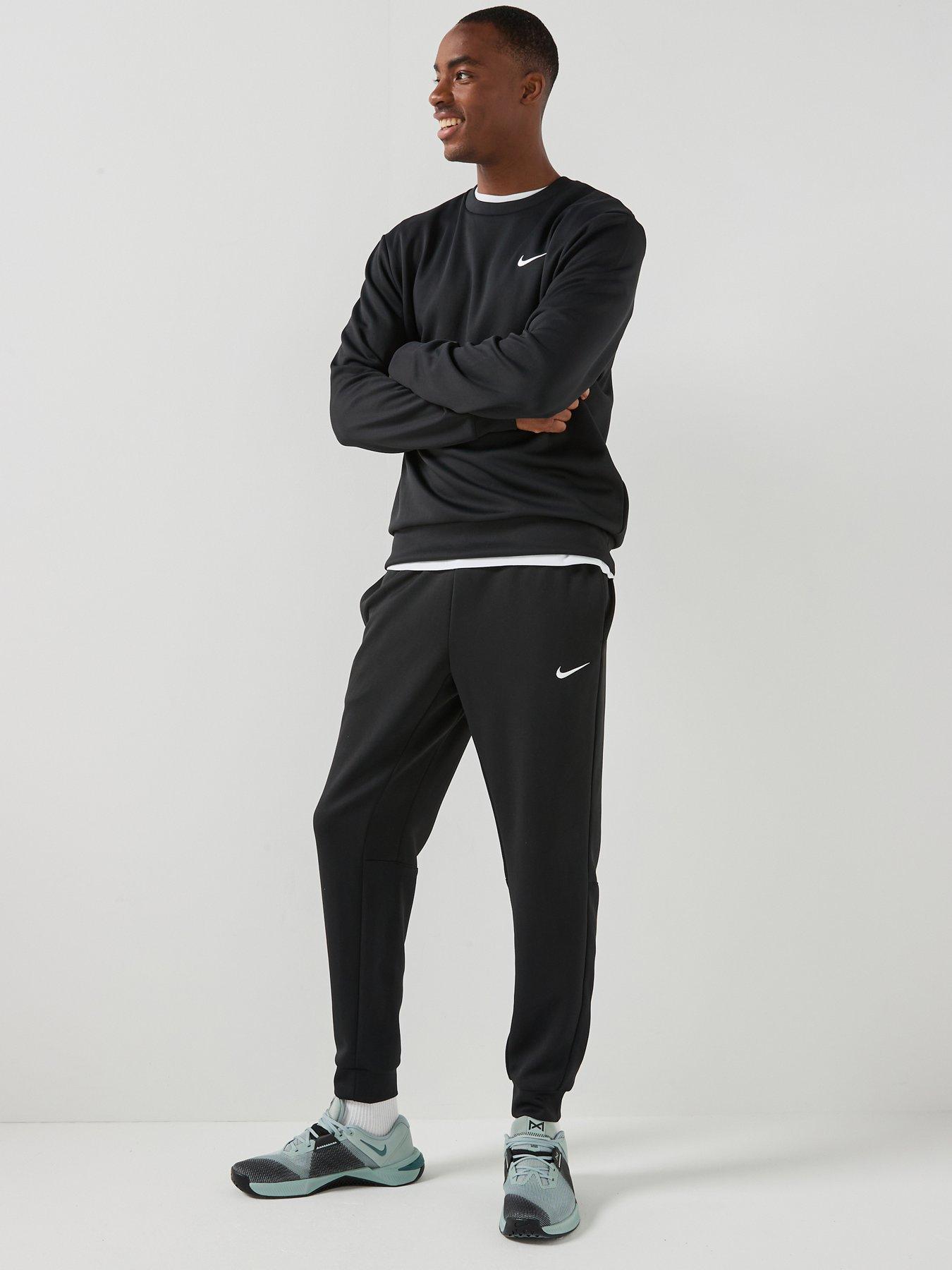 Nike Mens Training Dri-Fit Uv Fleece Jogger Pants - Black