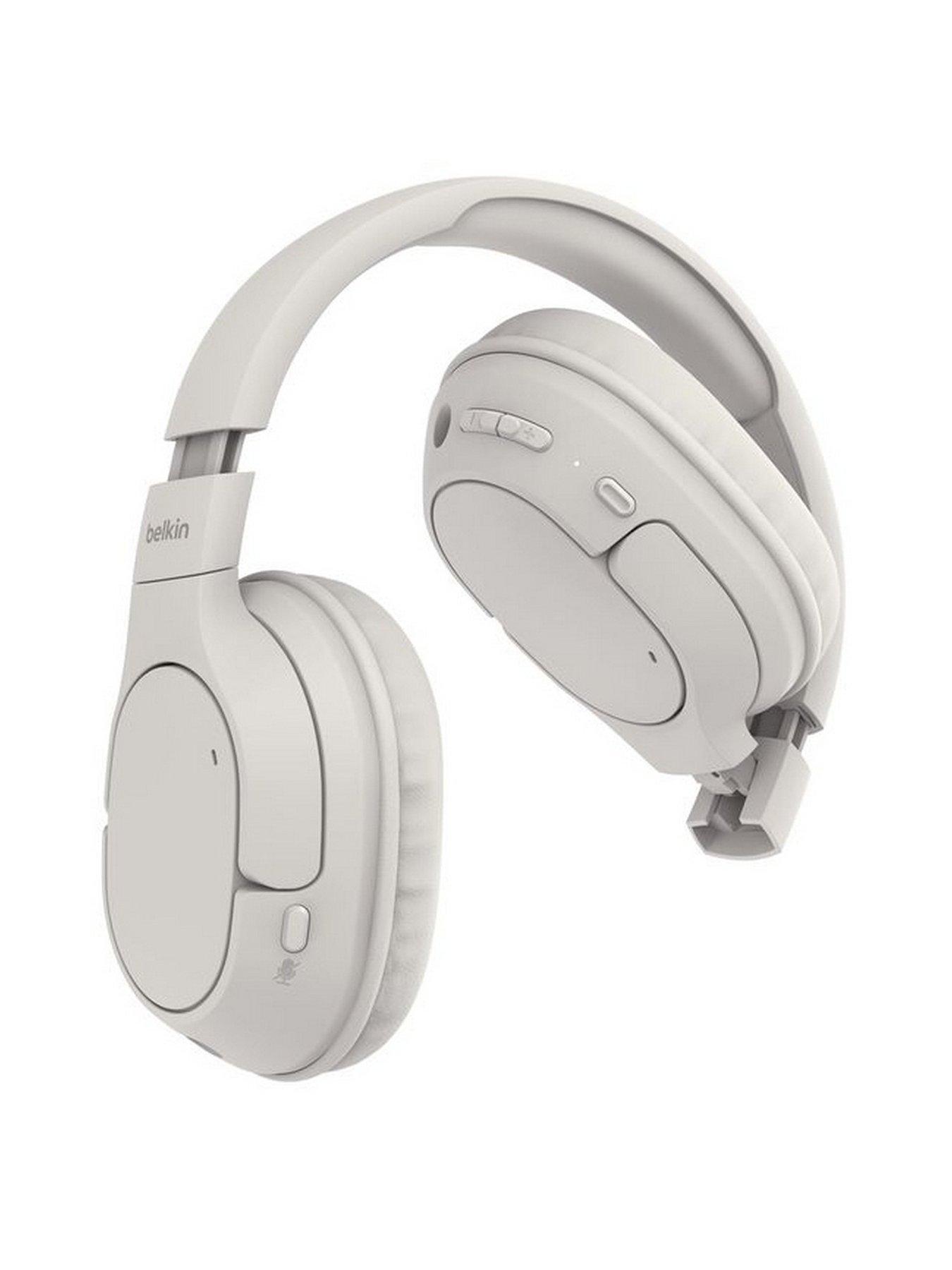 Image 3 of 5 of Belkin Soundform Surround Wireless Over-Ear&nbsp;Headphones - White