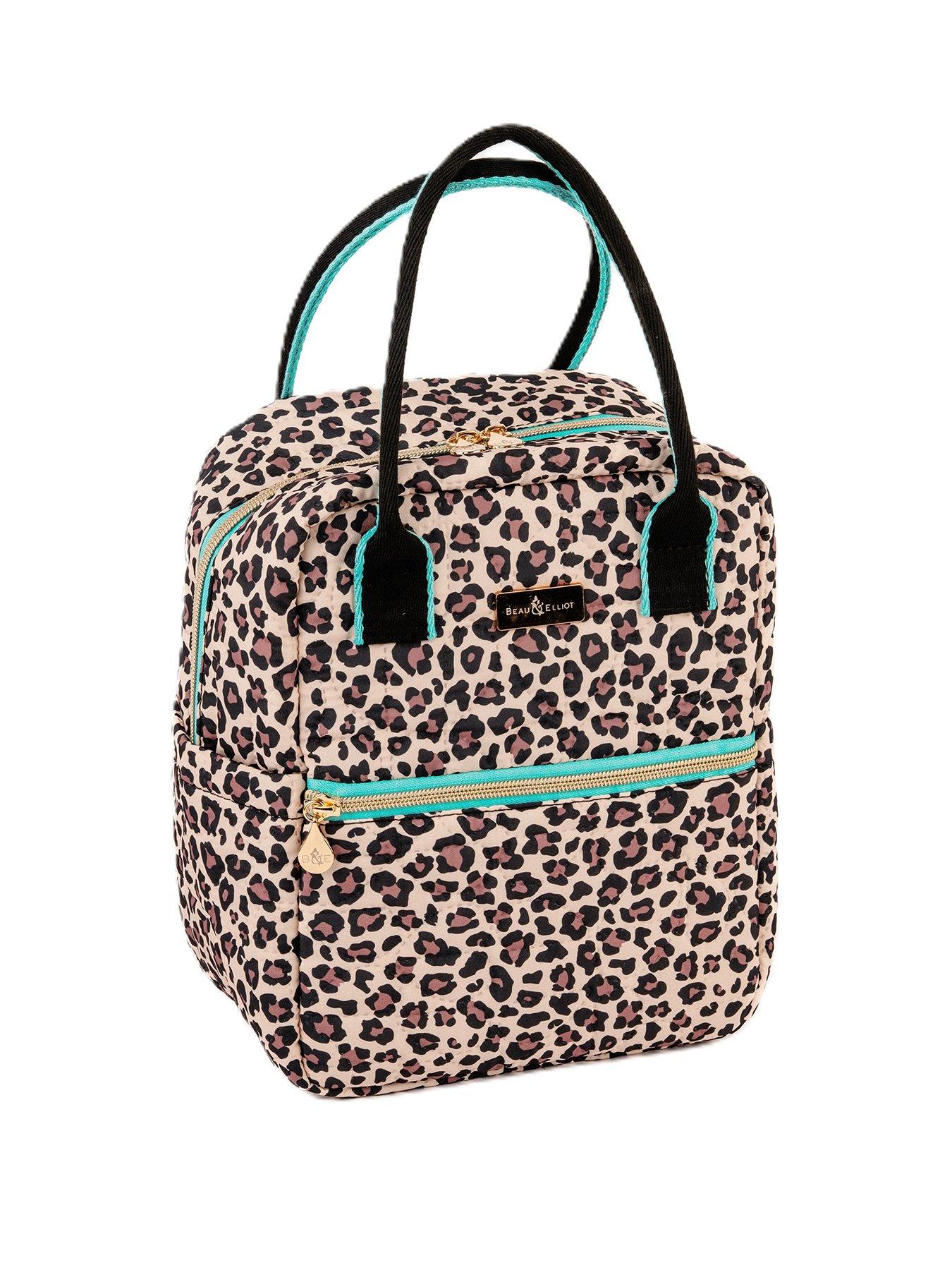 BEAU & ELLIOT Oxford Leopard Upright Lunch Bag