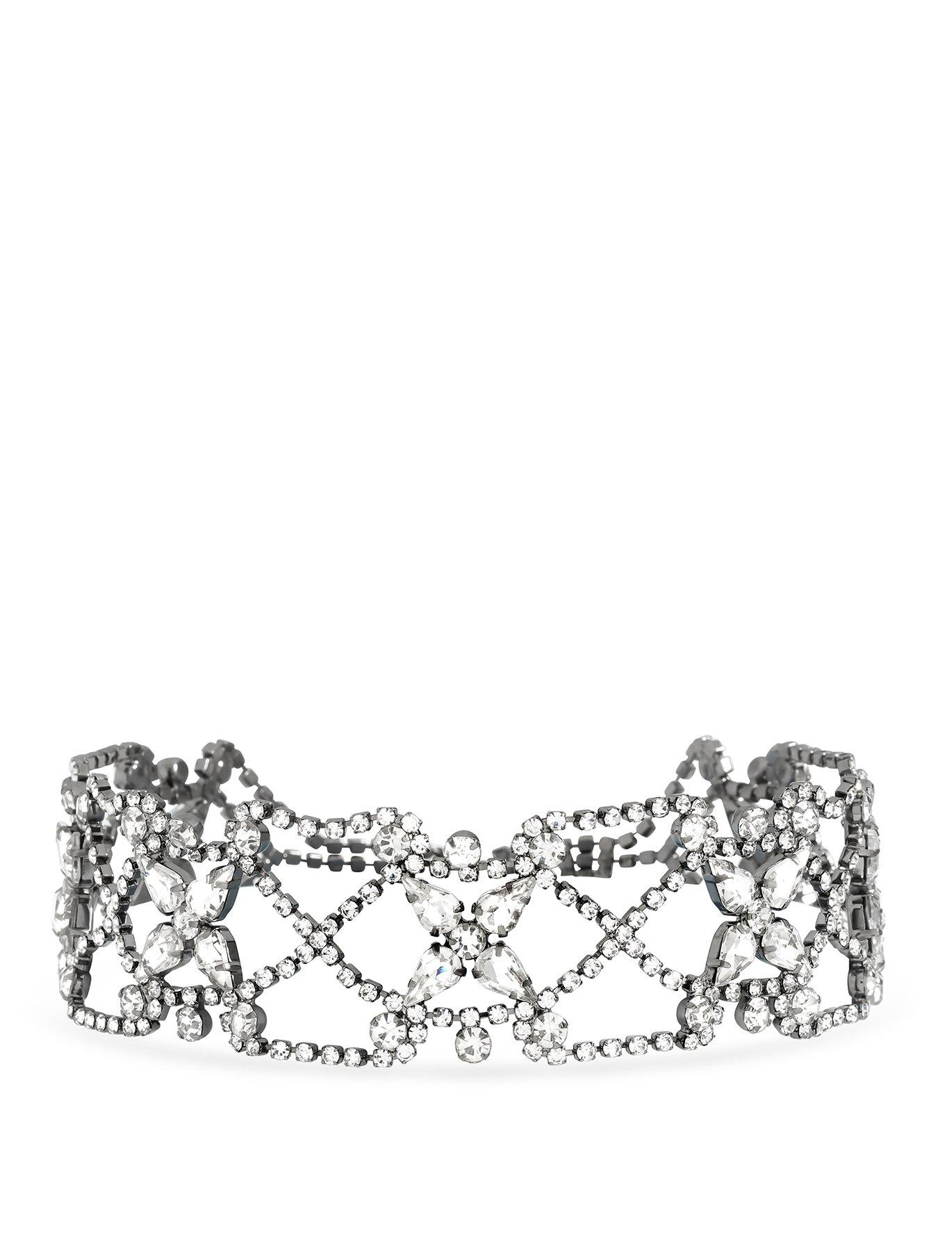 Mood Hematite Crystal Lattice Choker
