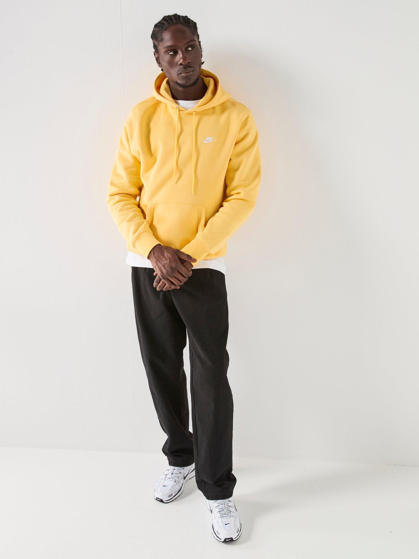 Image 3 of 7 of Nike Men's Pullover Fleece Hoodie - Yellow