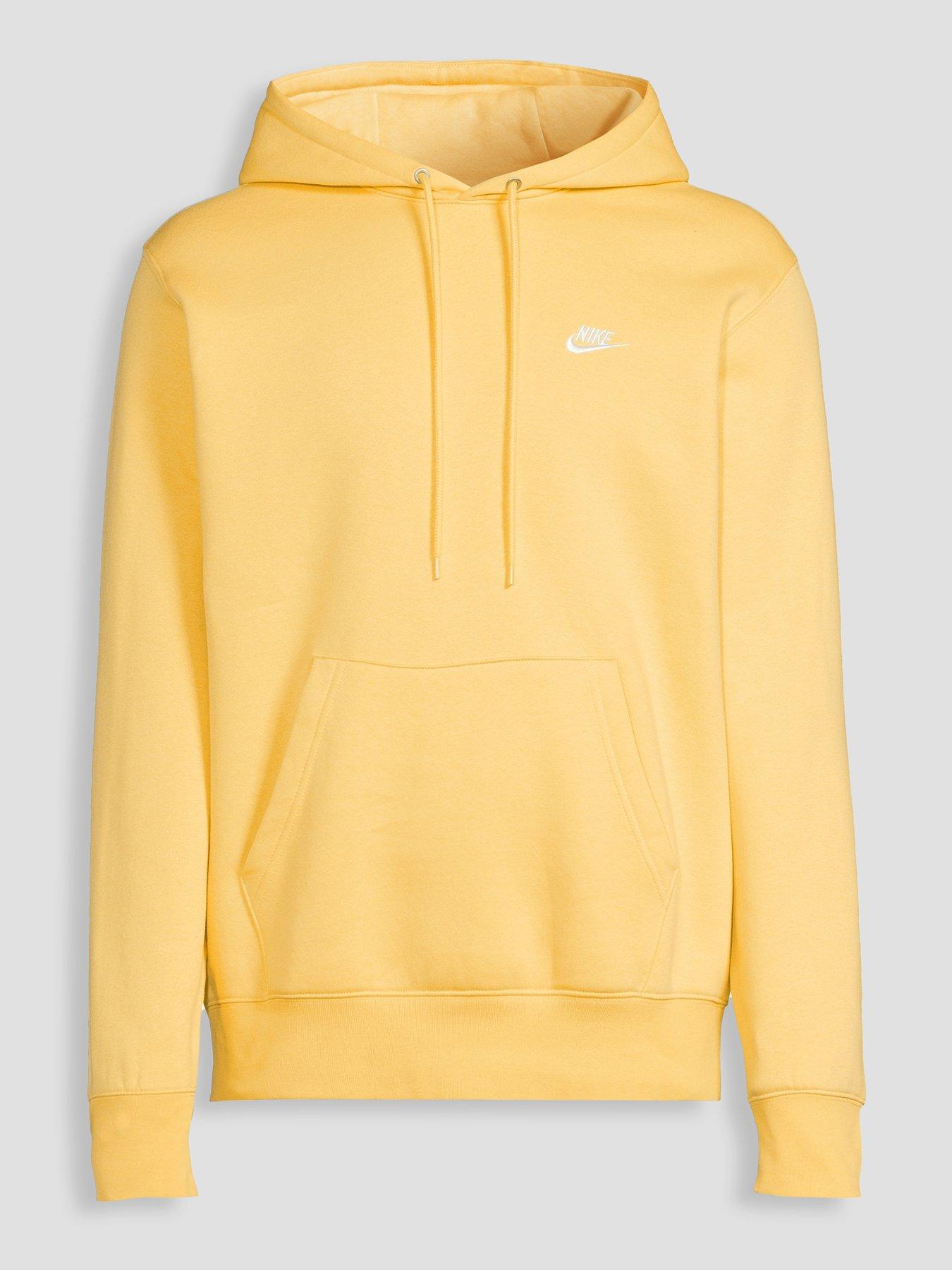 Image 7 of 7 of Nike Men's Pullover Fleece Hoodie - Yellow