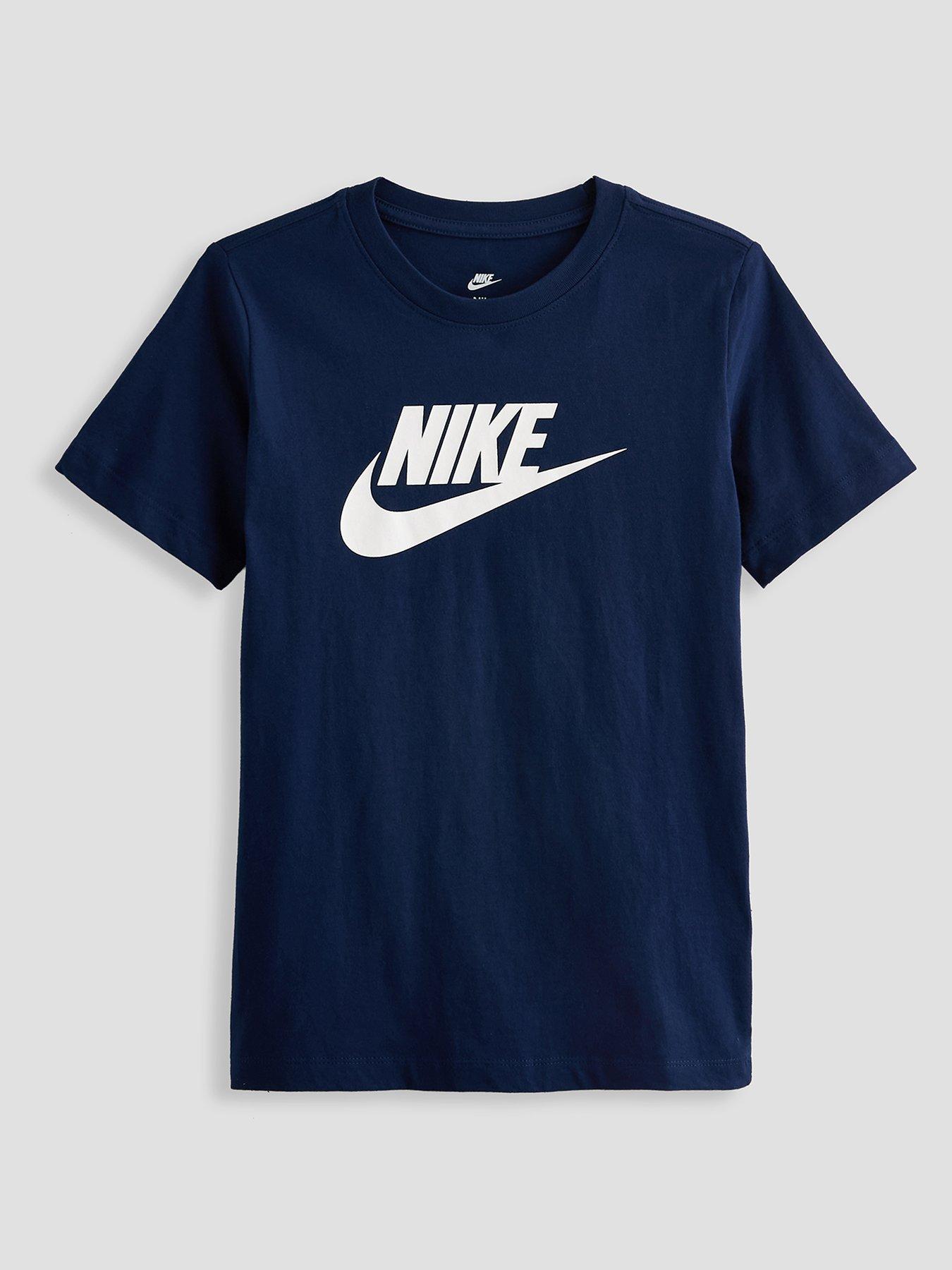 Nike Big Kids Sportswear Futura T-Shirt - Navy