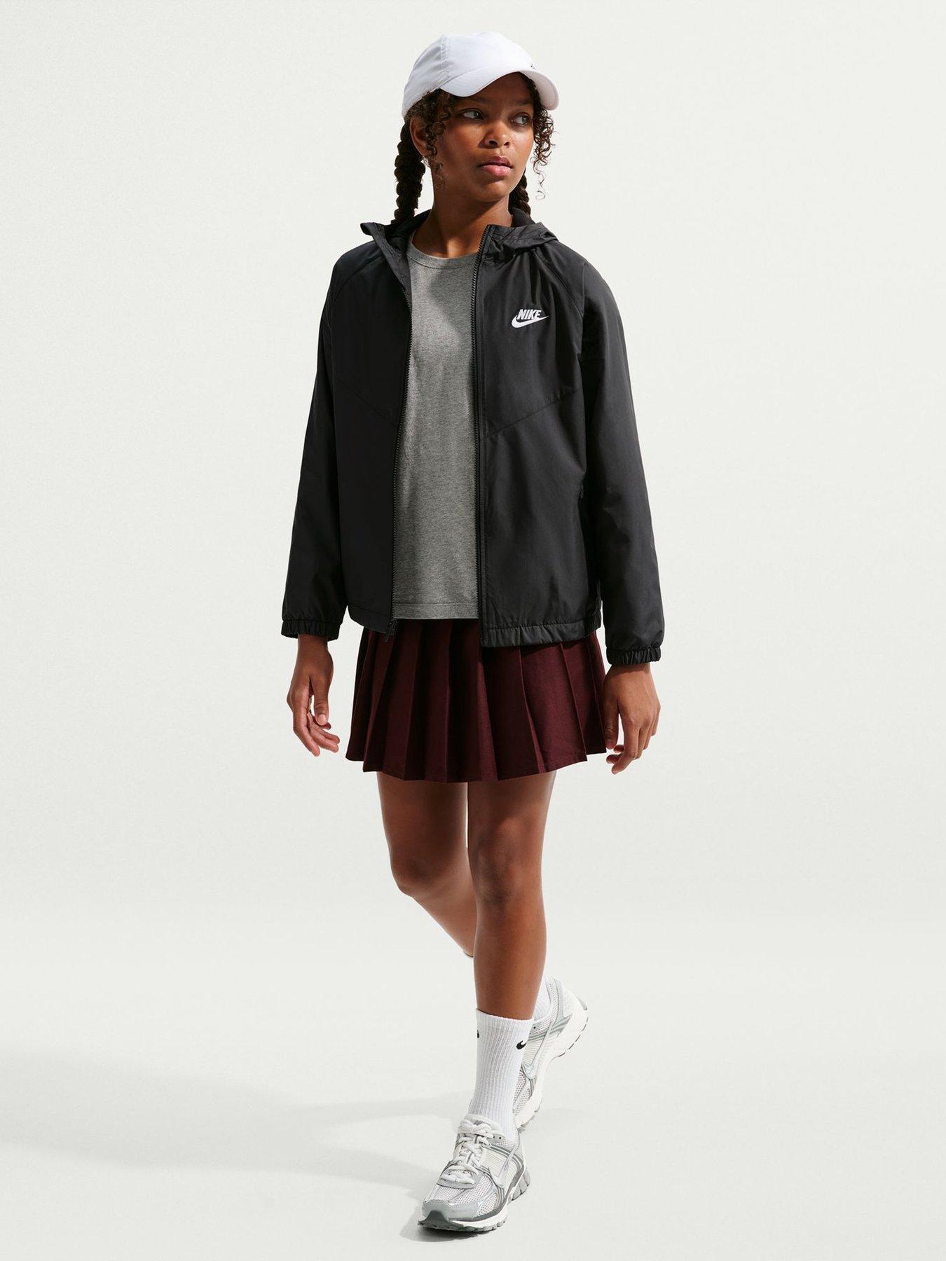 Nike Big Kids Sportswear Repel Hooded Jacket - Black