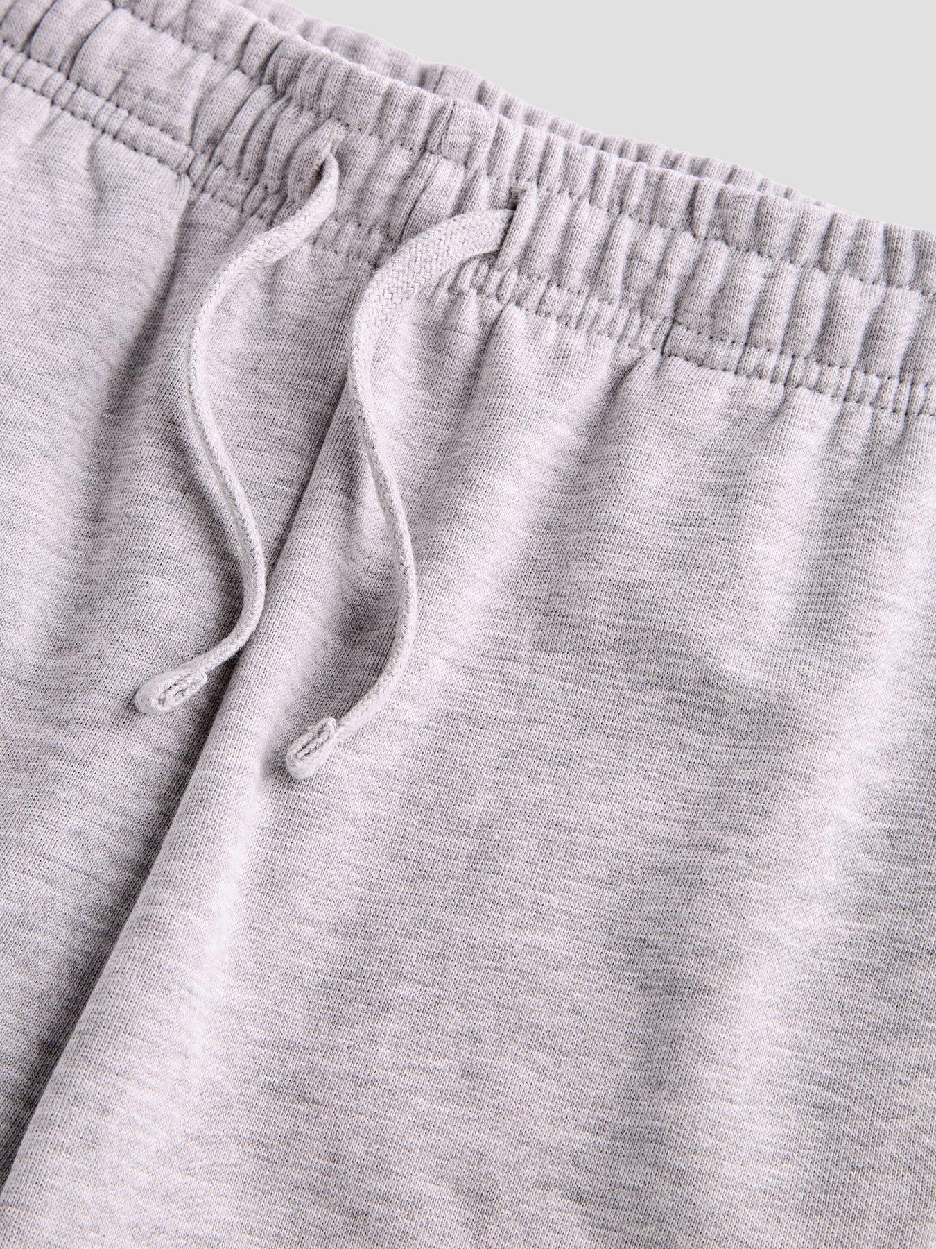 Image 3 of 4 of The Very Collection Girls Basic Cuff Leg Joggers - Grey Marl