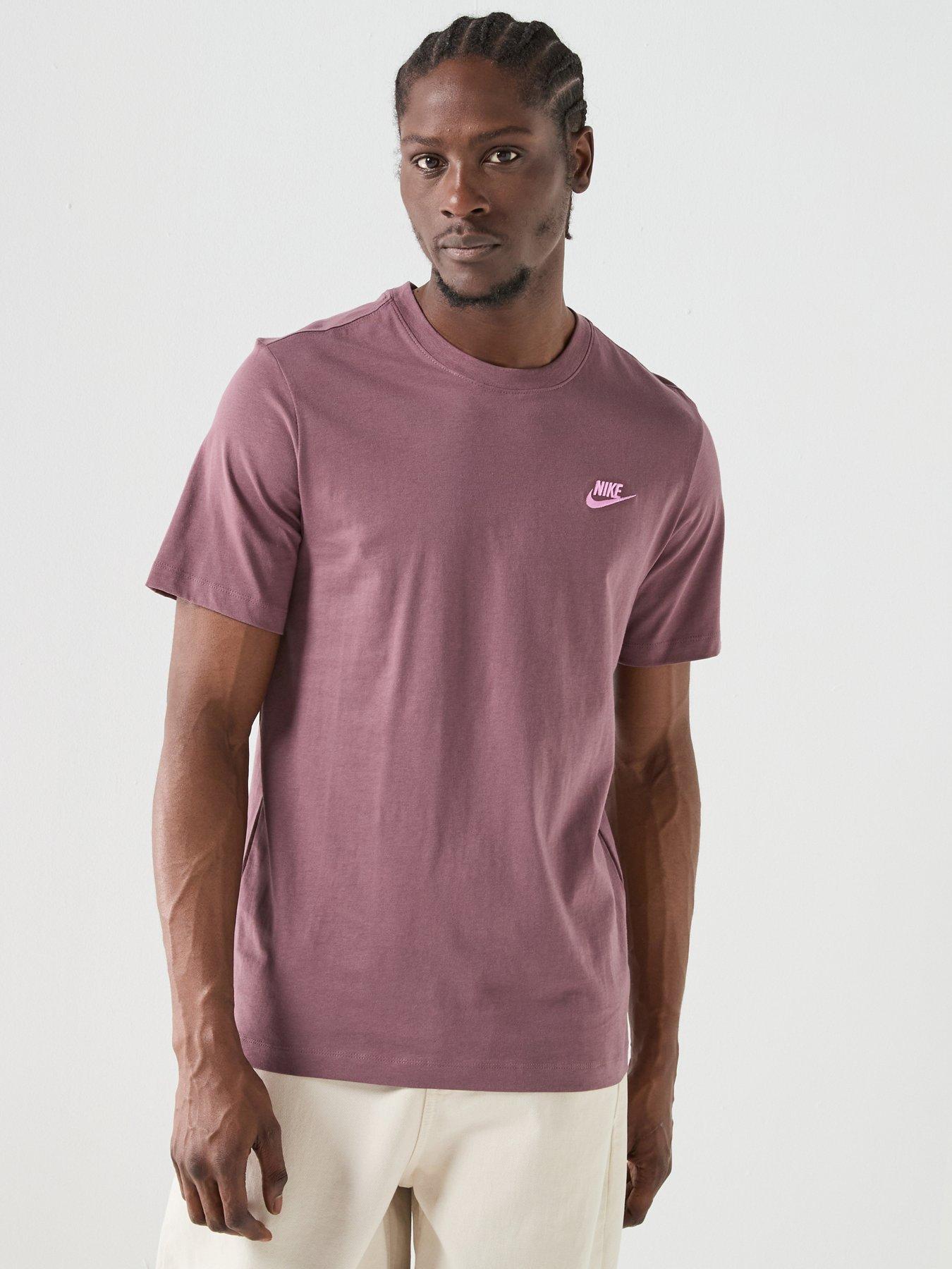 Image 1 of 6 of Nike Mens Sportswear Club T-Shirt - Purple