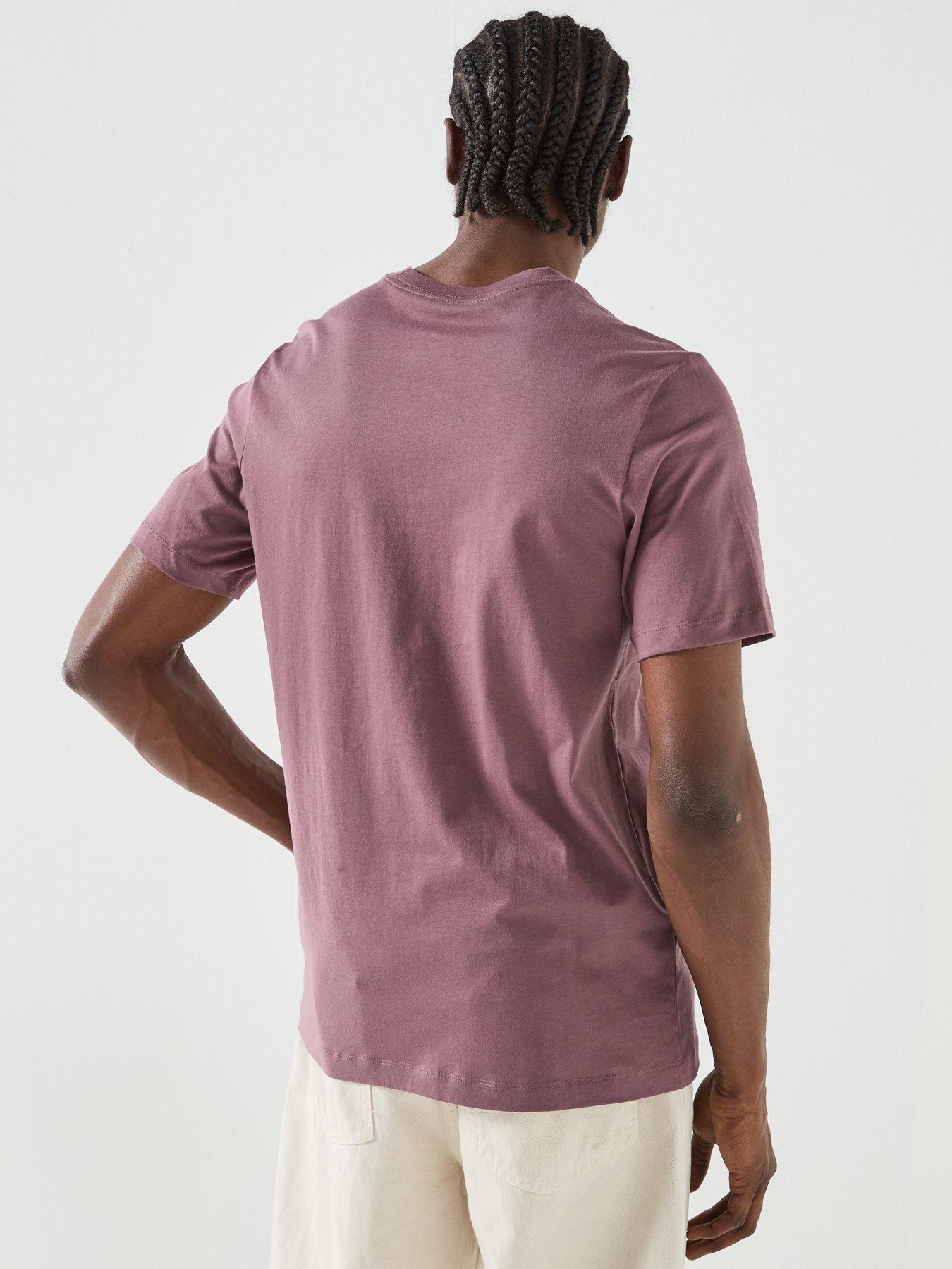 Image 2 of 6 of Nike Mens Sportswear Club T-Shirt - Purple