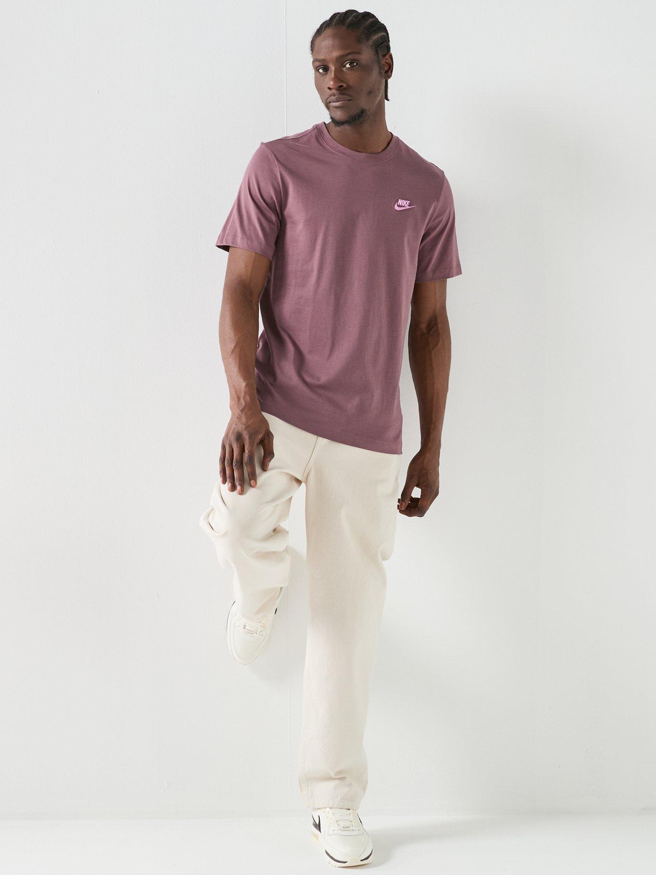 Image 3 of 6 of Nike Mens Sportswear Club T-Shirt - Purple