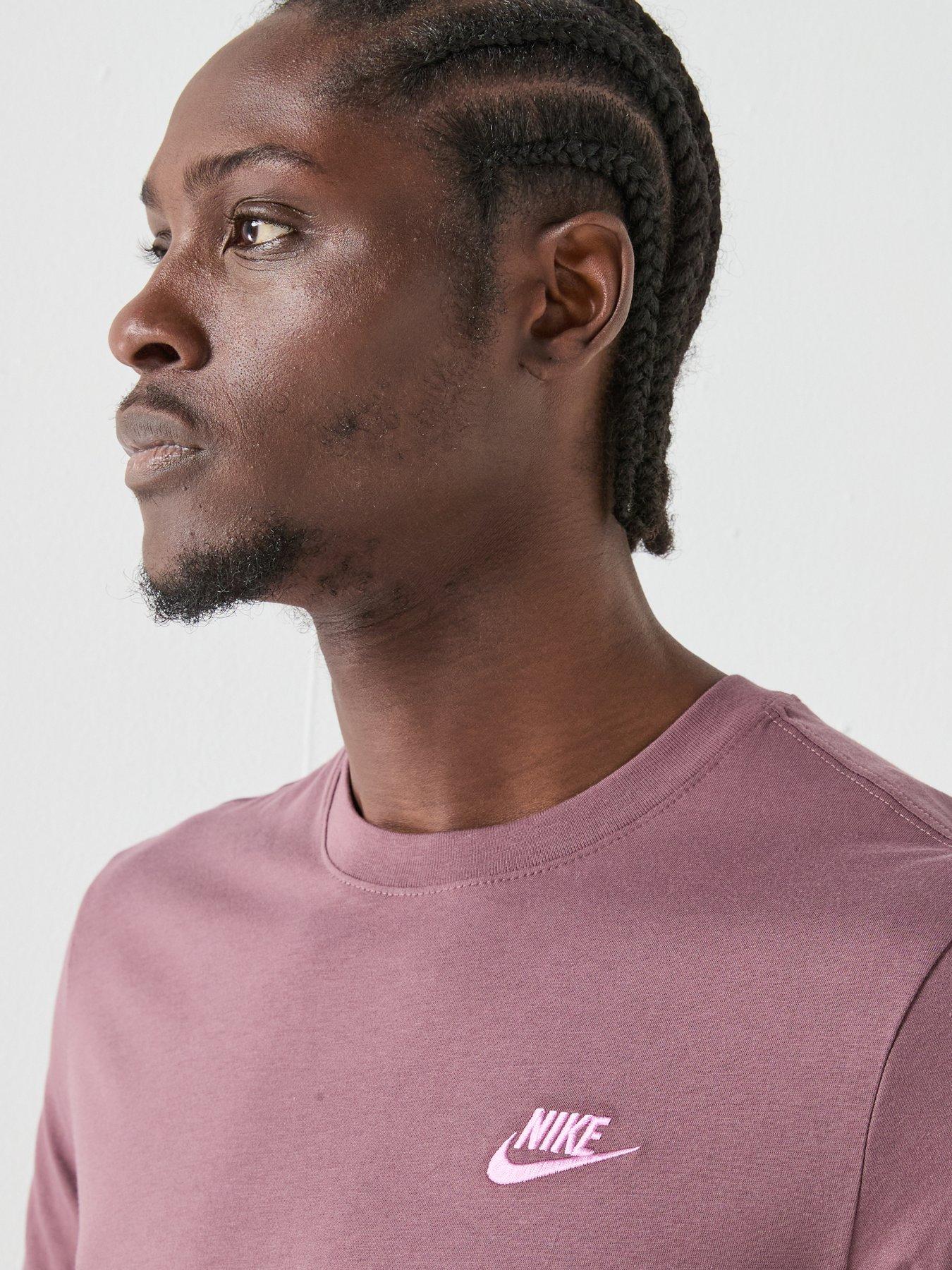 Image 4 of 6 of Nike Mens Sportswear Club T-Shirt - Purple