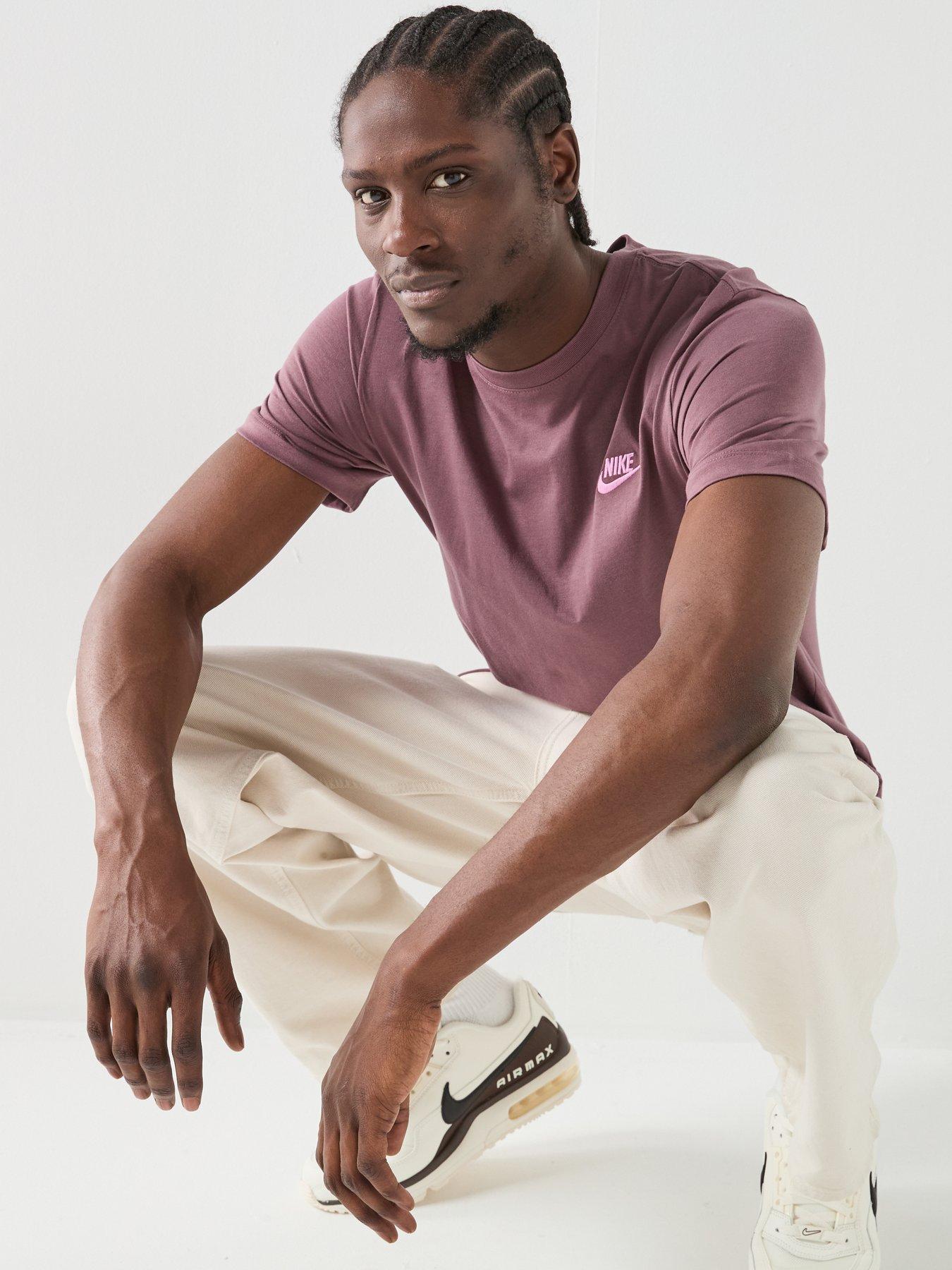 Image 6 of 6 of Nike Mens Sportswear Club T-Shirt - Purple